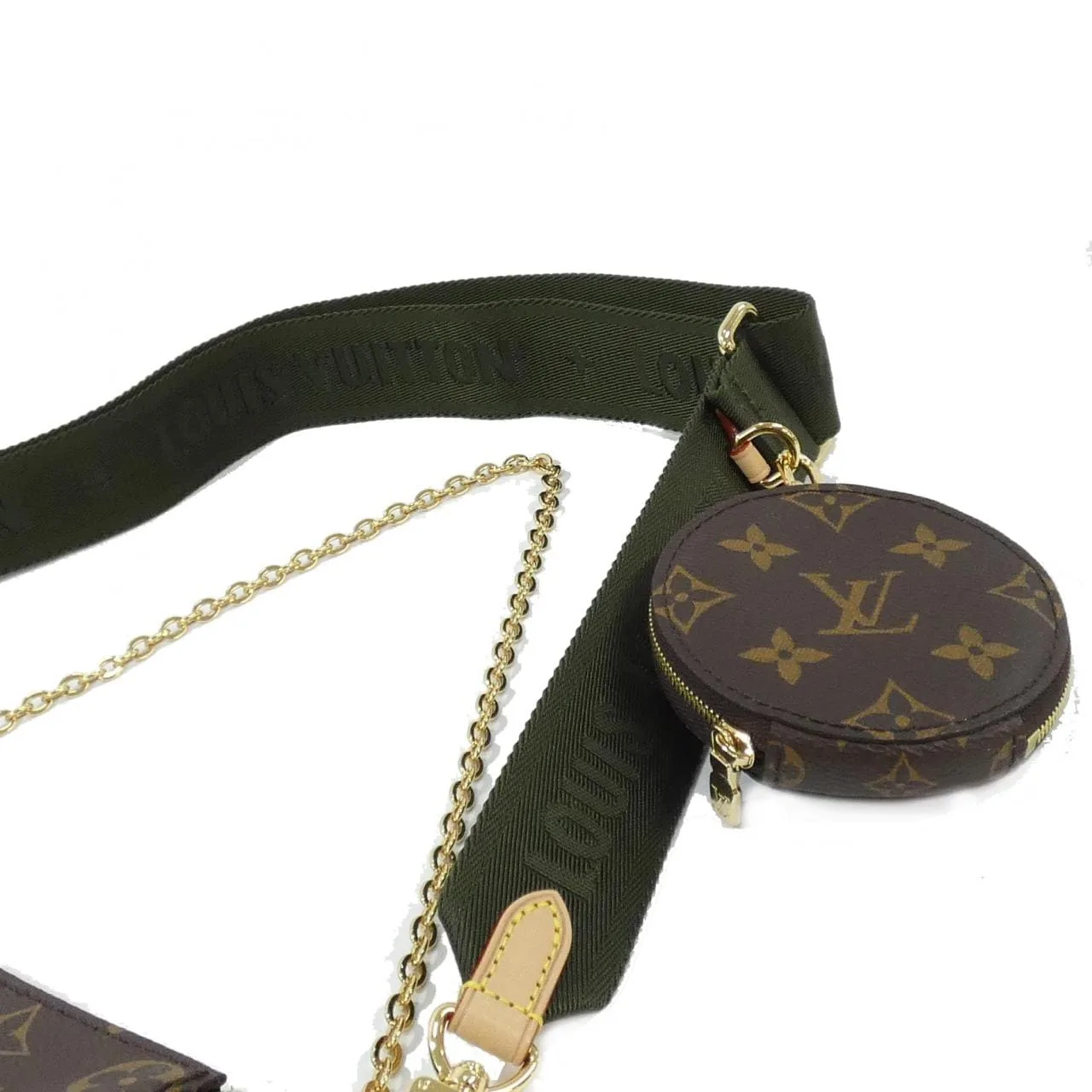 LOUIS VUITTON Pochette M44813 Shoulder Monogram 黑色 Monogram 中古品A - 縮圖 5