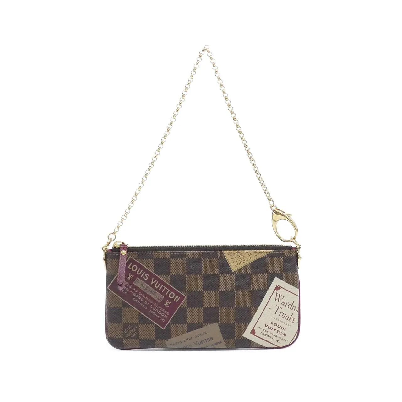 LOUIS VUITTON Pochette N63080 Pochette Damier Black
