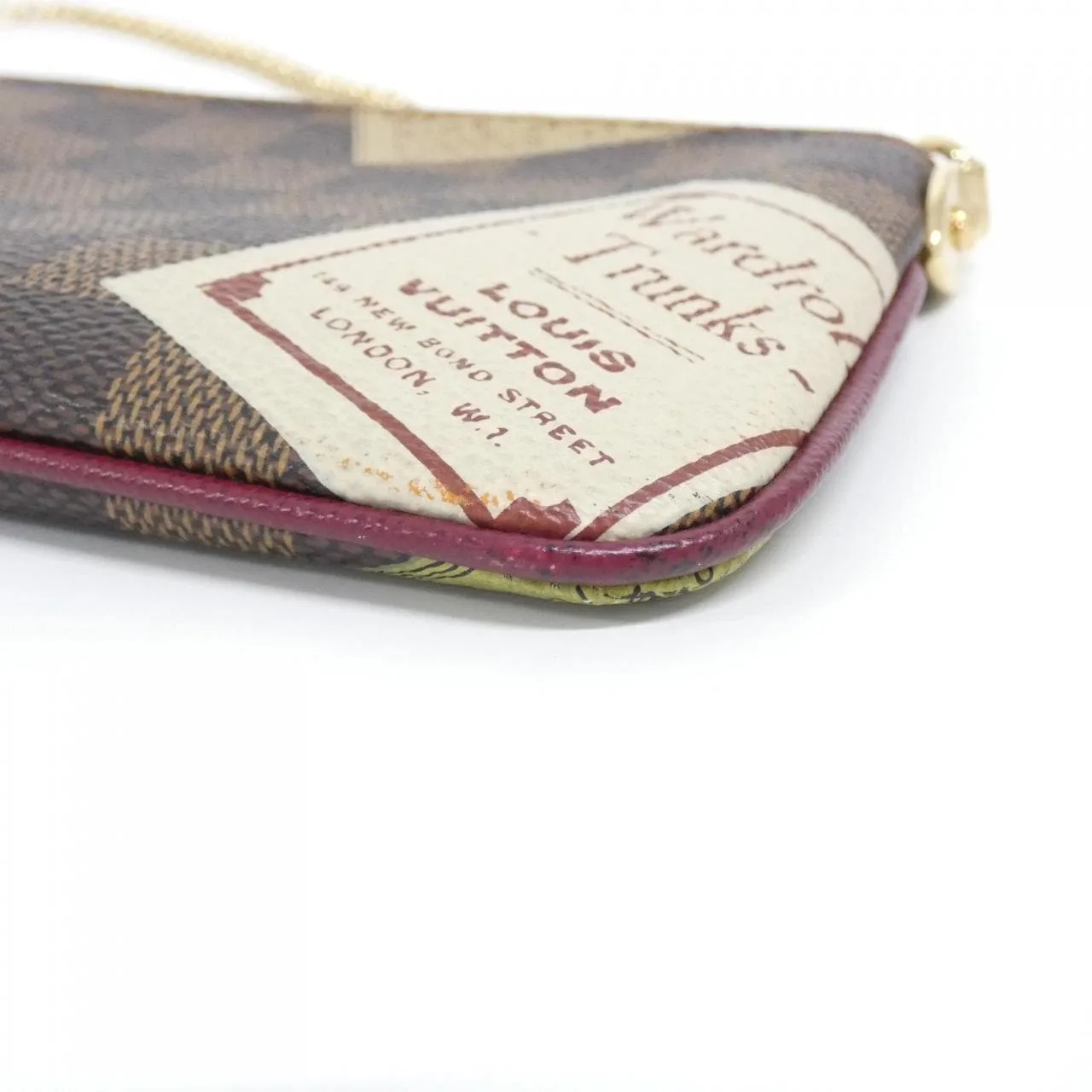 LOUIS VUITTON Pochette N63080 Pochette Damier Black Damier Rank A - Thumbnail 3