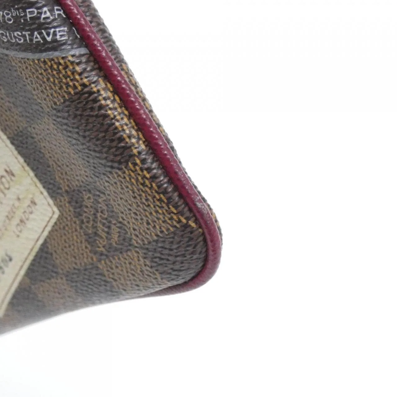 LOUIS VUITTON Pochette N63080 Pochette Damier Black Damier Rank A - Thumbnail 4