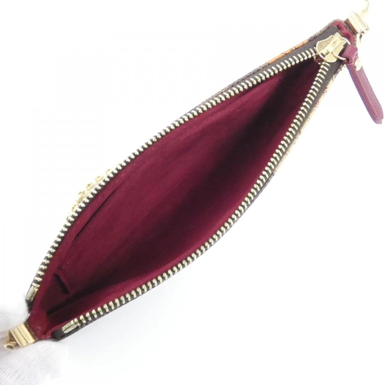 LOUIS VUITTON Pochette N63080 Pochette Damier Black Damier Rank A - Thumbnail 8