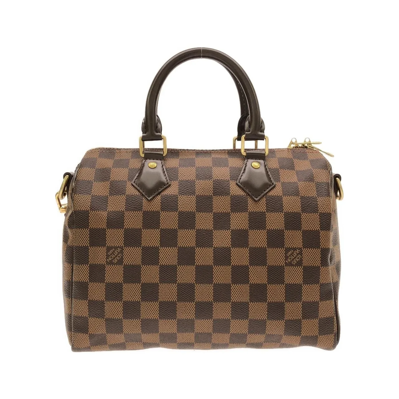 LOUIS VUITTON Speedy N41368 Boston Damier 黑色 Damier 中古品B - 縮圖 2