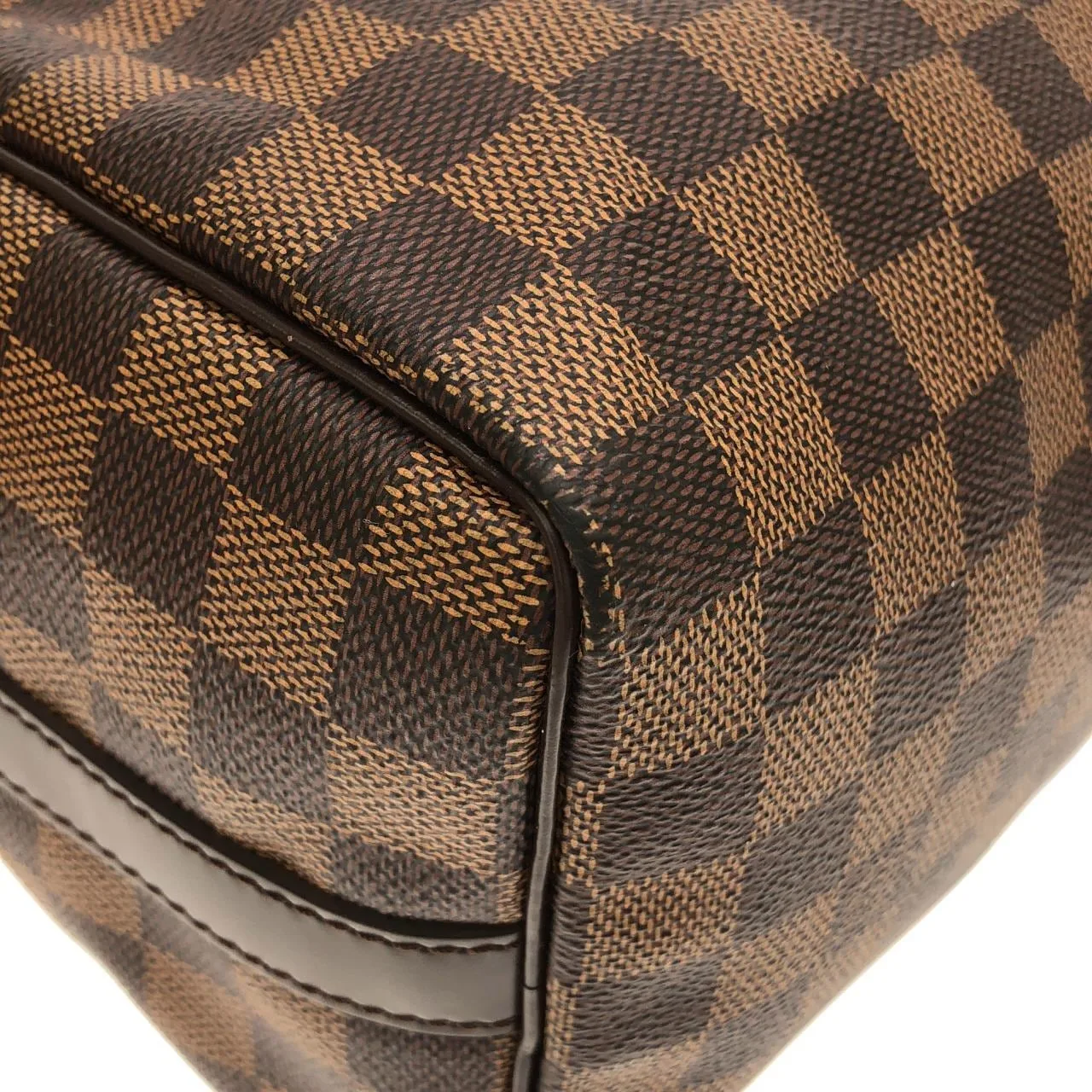 LOUIS VUITTON Speedy N41368 Boston Damier 黑色 Damier 中古品B - 縮圖 3