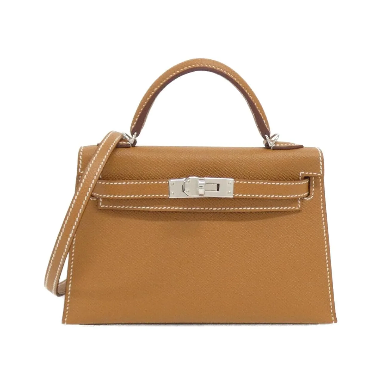 HERMES Kelly 071302CK Handbag Epsom Gold