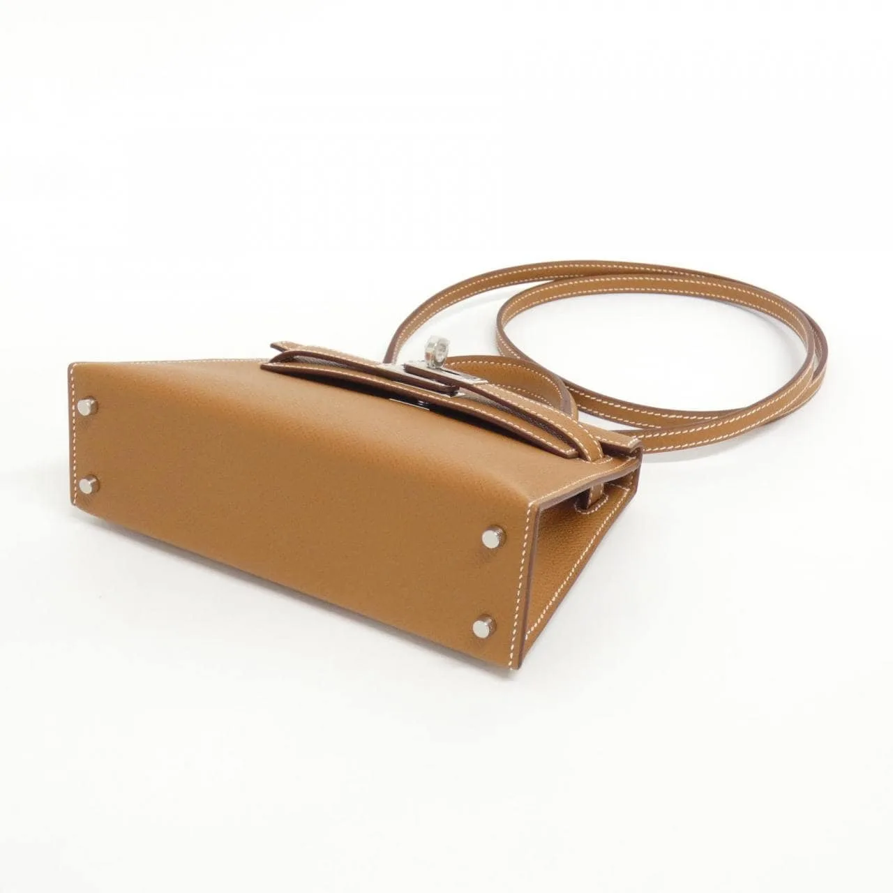 HERMES Kelly 071302CK Handbag Epsom Gold Epsom Leather Unused - Thumbnail 3