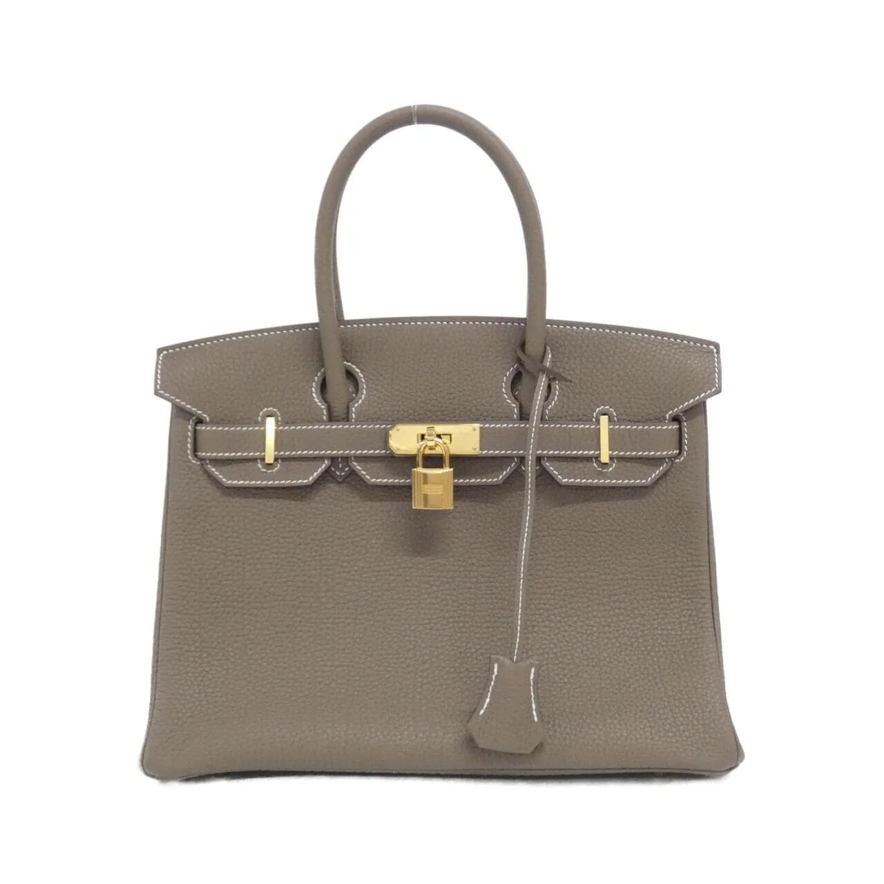 HERMES Birkin 027633CC Handbag Togo Etoupe