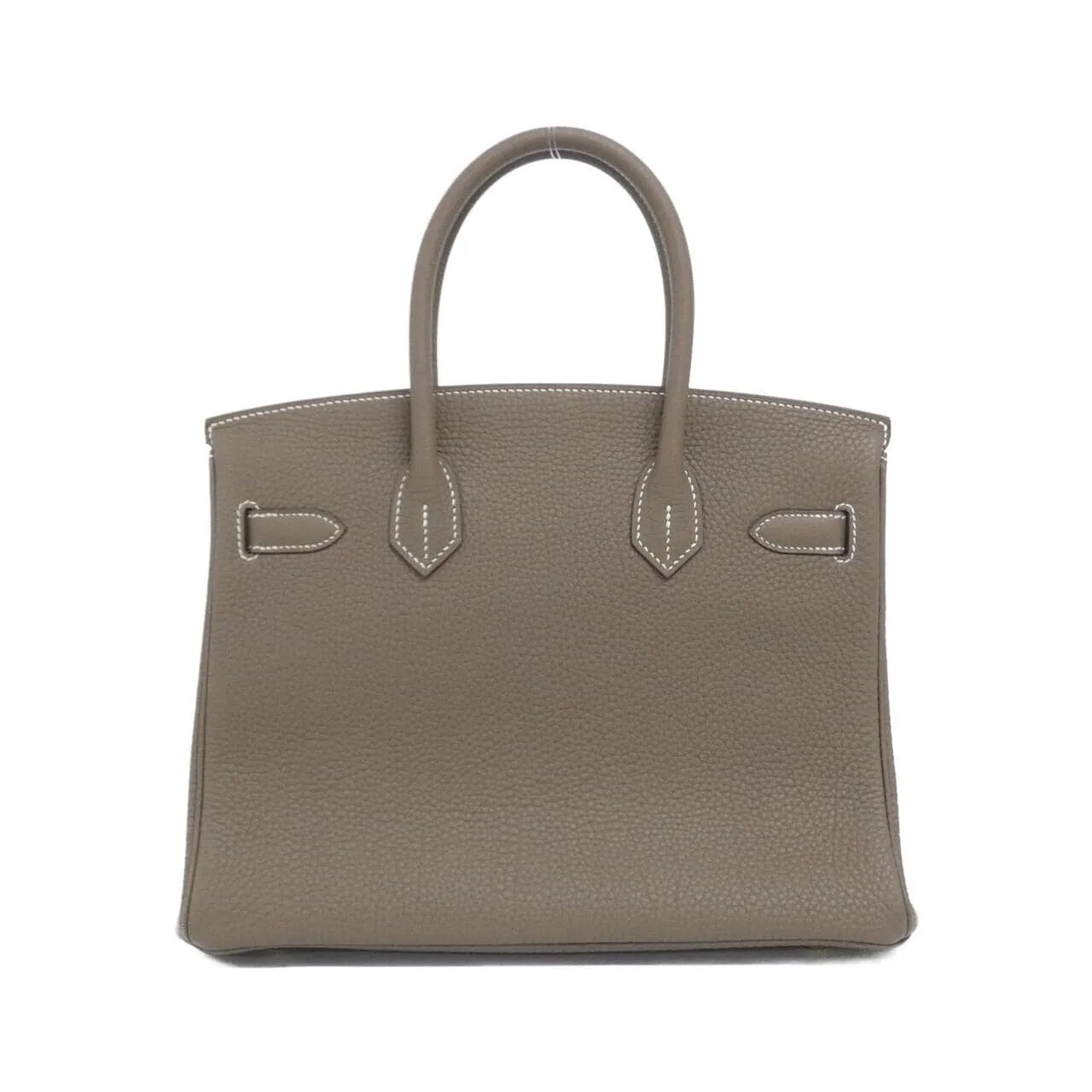 HERMES Birkin 027633CC Handbag Togo Etoupe Togo Leather Rank A - Thumbnail 2