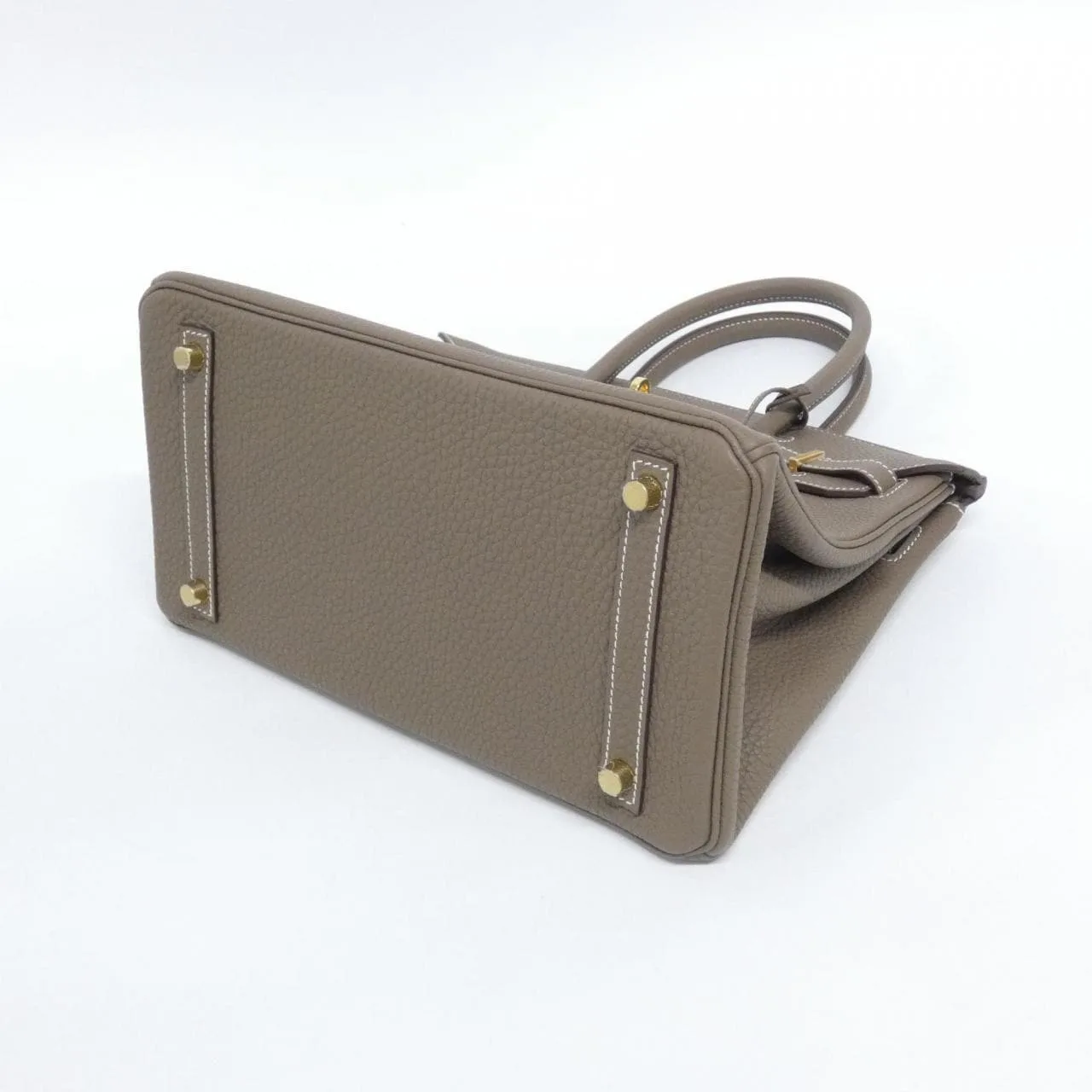 HERMES Birkin 027633CC Handbag Togo Etoupe Togo Leather Rank A - Thumbnail 3