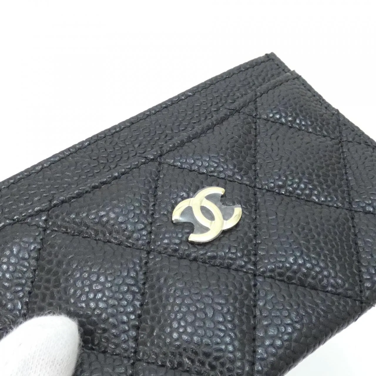 CHANEL Timeless Classic AP0213 Card Case Grained Calfskin Black Grained Calfskin Unused - Thumbnail 3