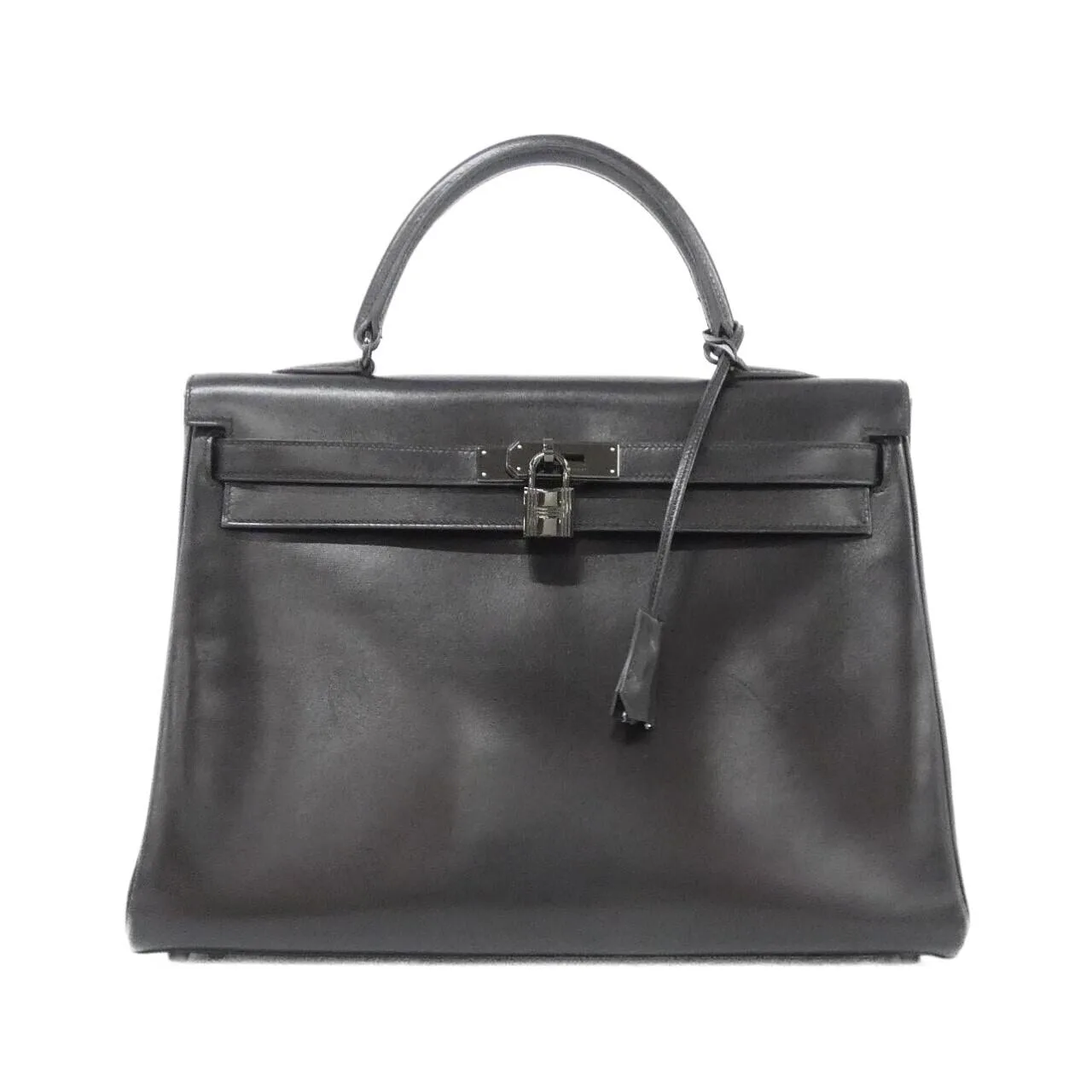 HERMES Kelly 062203CY Handbag Box Calf Black
