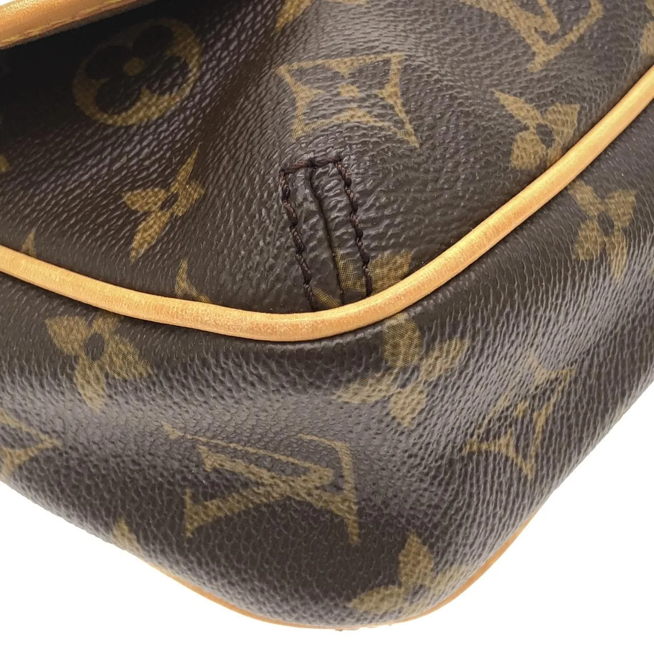 LOUIS VUITTON M40078 Shoulder Monogram 黑色 Monogram 中古品A - 縮圖 3