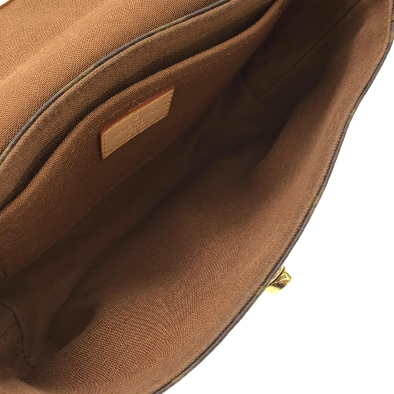 LOUIS VUITTON M40078 Shoulder Monogram 黑色 Monogram 中古品A - 縮圖 6