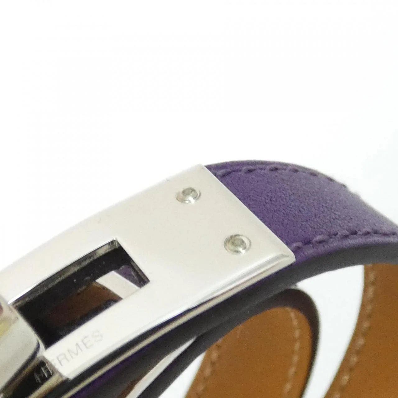 HERMES Kelly 064642CK Accessories Swift Black Swift Leather Rank A - Thumbnail 3