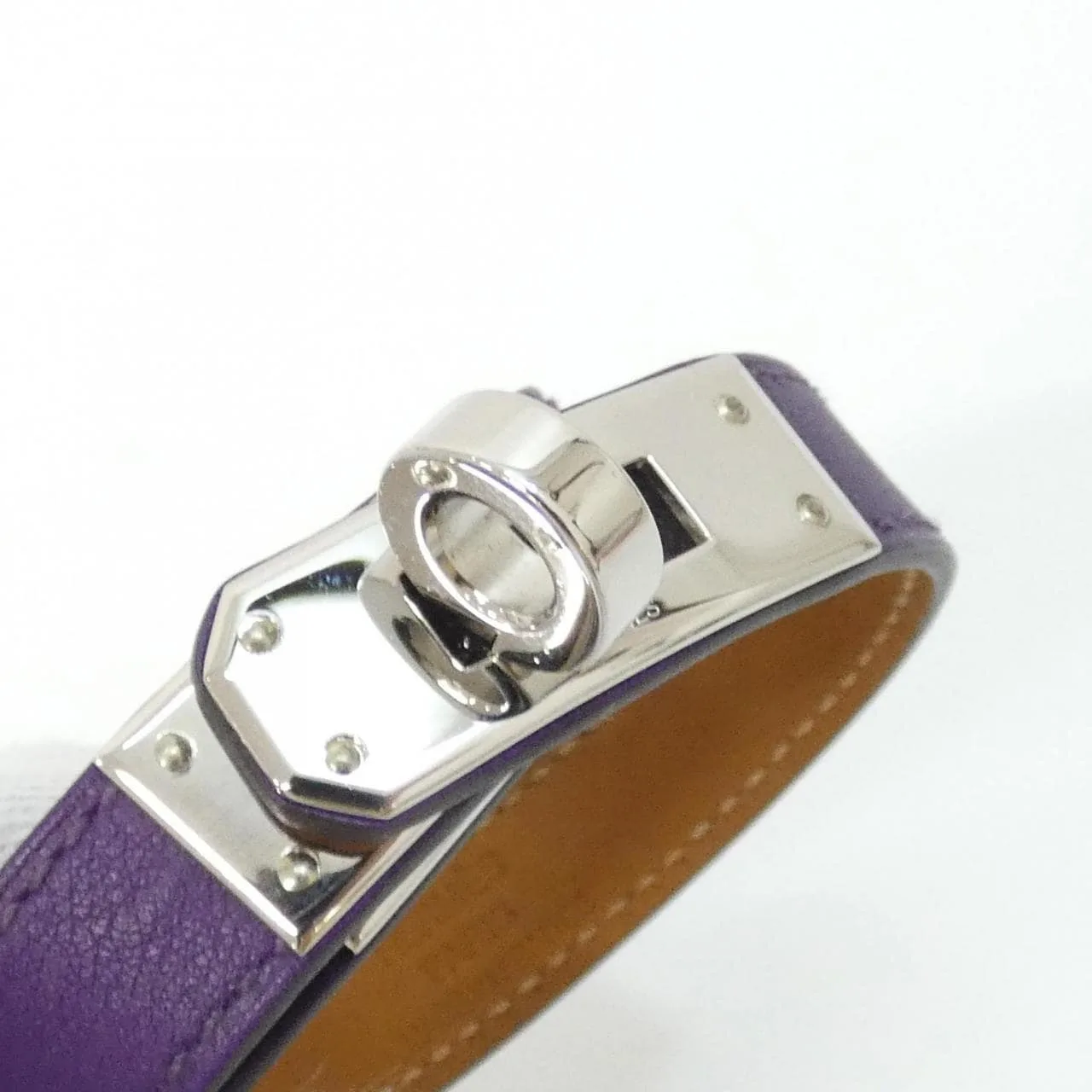 HERMES Kelly 064642CK Accessories Swift Black Swift Leather Rank A - Thumbnail 4