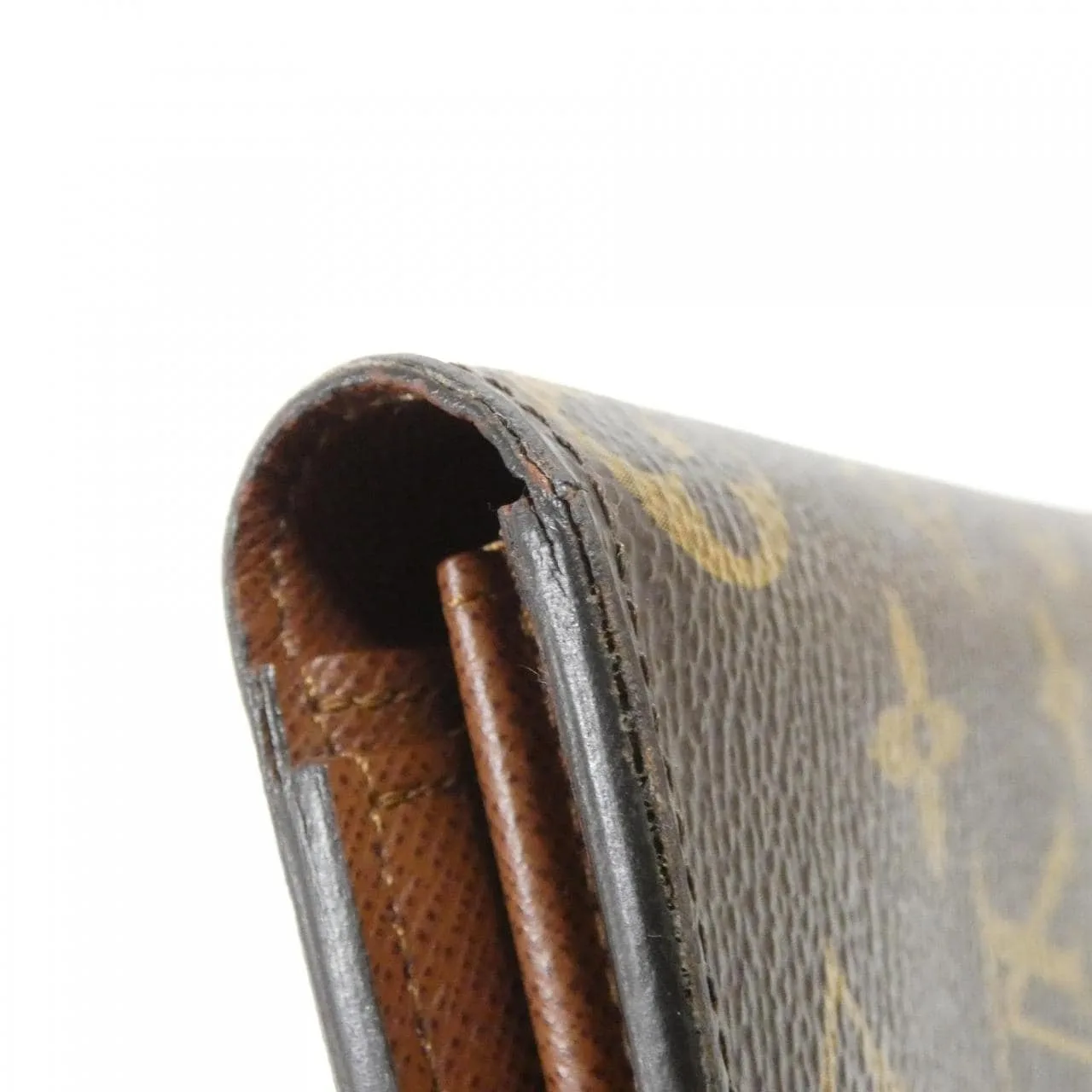 LOUIS VUITTON M66540 Wallet Monogram 黑色 Monogram 中古品A - 縮圖 3
