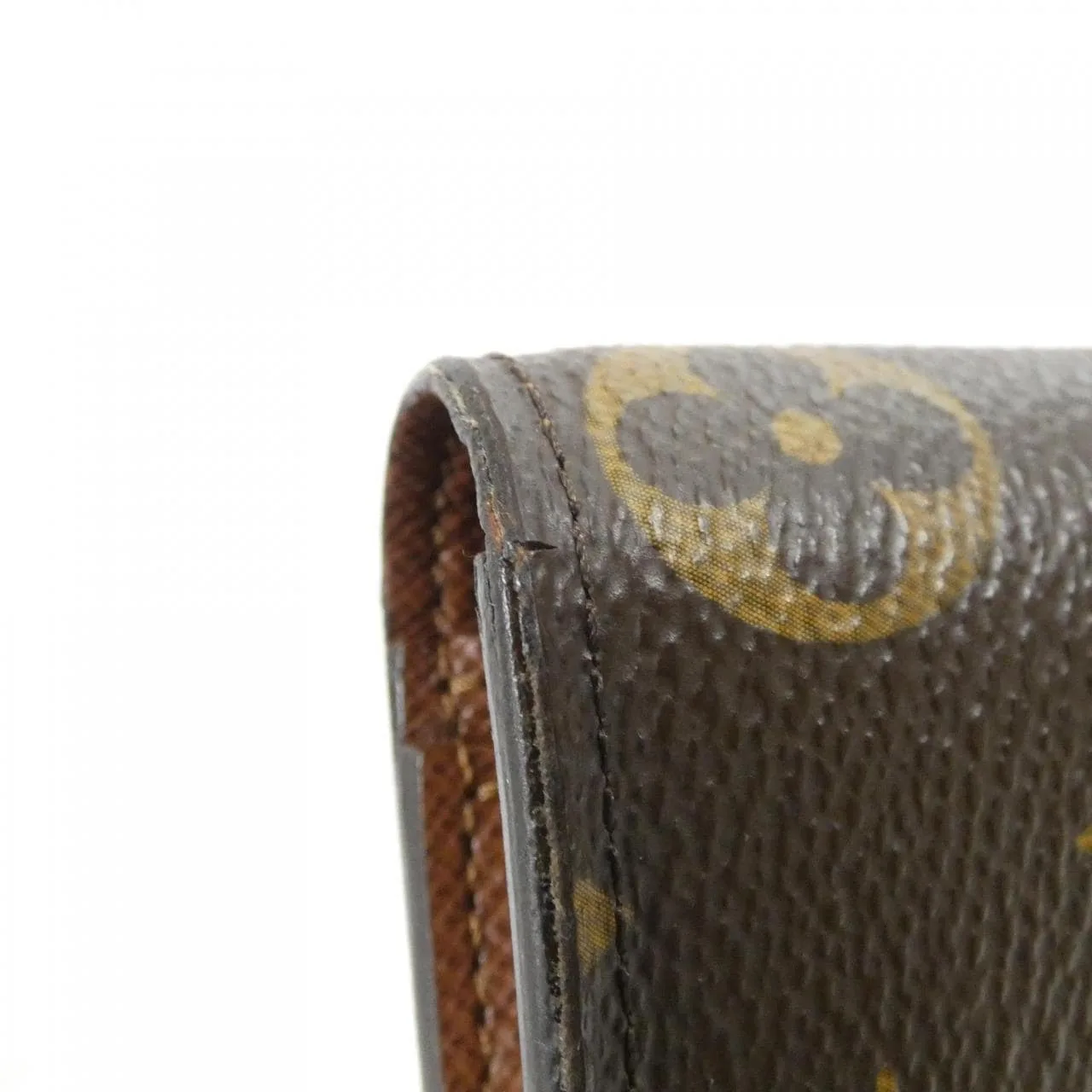 LOUIS VUITTON M66540 Wallet Monogram 黑色 Monogram 中古品A - 縮圖 4