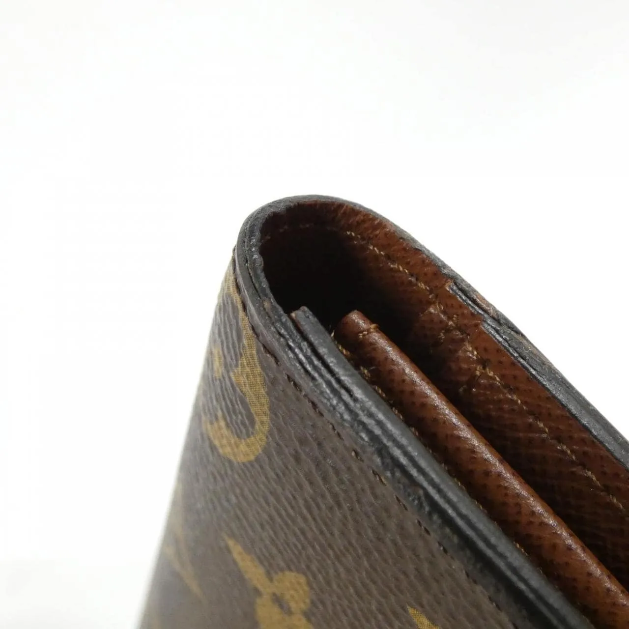 LOUIS VUITTON M66540 Wallet Monogram 黑色 Monogram 中古品A - 縮圖 5