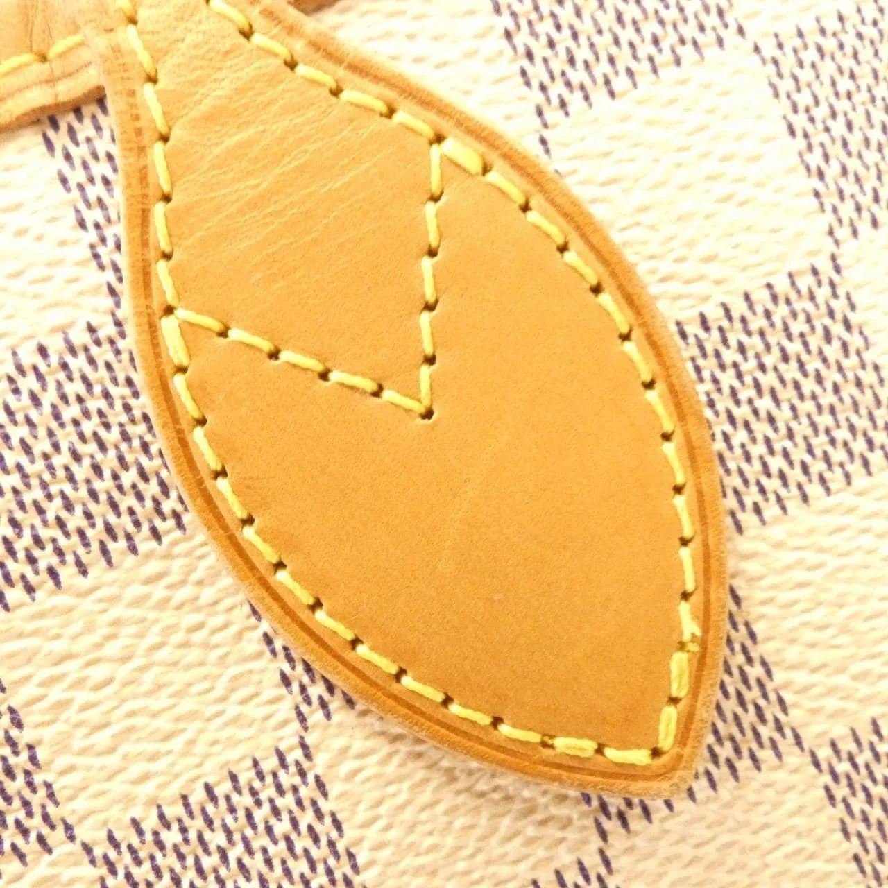 LOUIS VUITTON Neverfull N51110 Tote Damier 黑色 Damier 中古品B - 縮圖 7