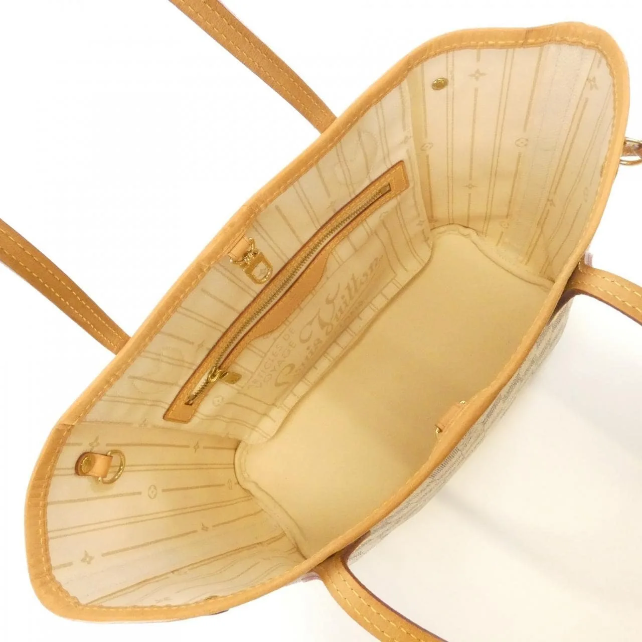 LOUIS VUITTON Neverfull N51110 Tote Damier 黑色 Damier 中古品B - 縮圖 9