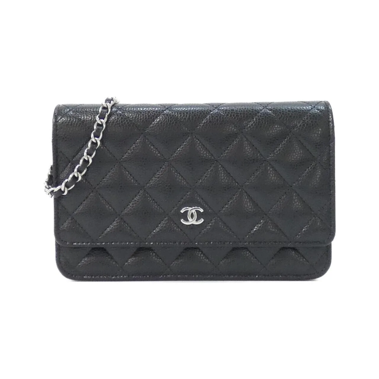 CHANEL Timeless Classic AP0250 Wallet Grained Calfskin Black