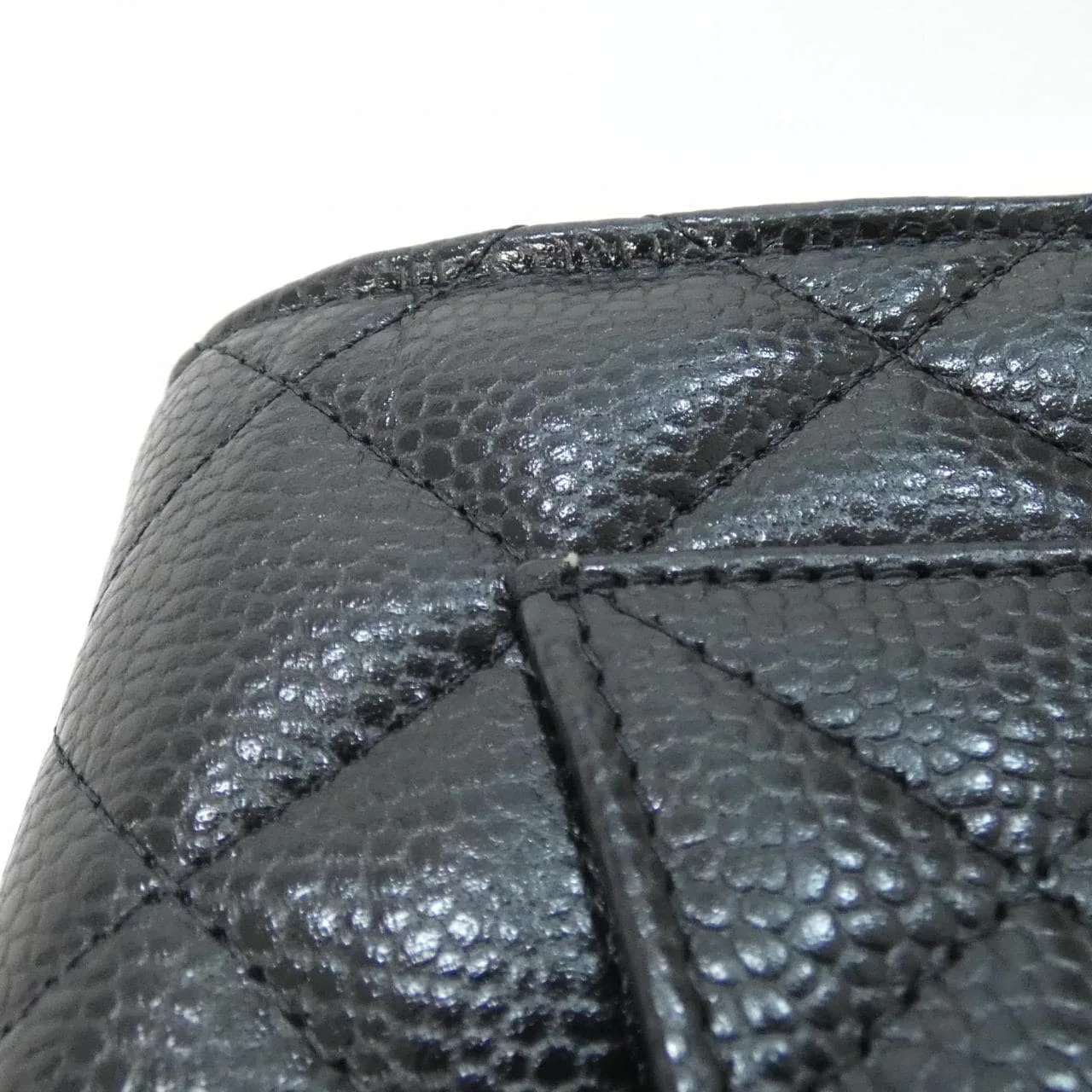 CHANEL Timeless Classic AP0250 Wallet Grained Calfskin 黑色 荔枝紋牛皮 中古品A - 縮圖 5