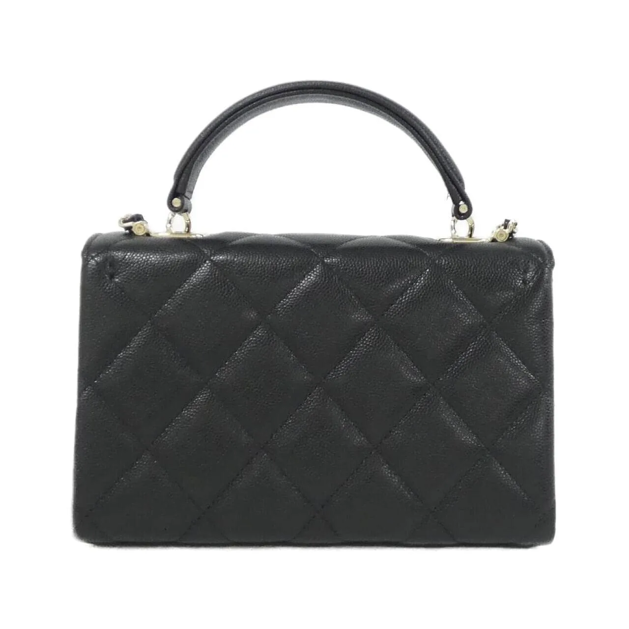 CHANEL AP4568 Handbag Grained Calfskin 黑色 荔枝紋牛皮 未使用品 - 縮圖 2