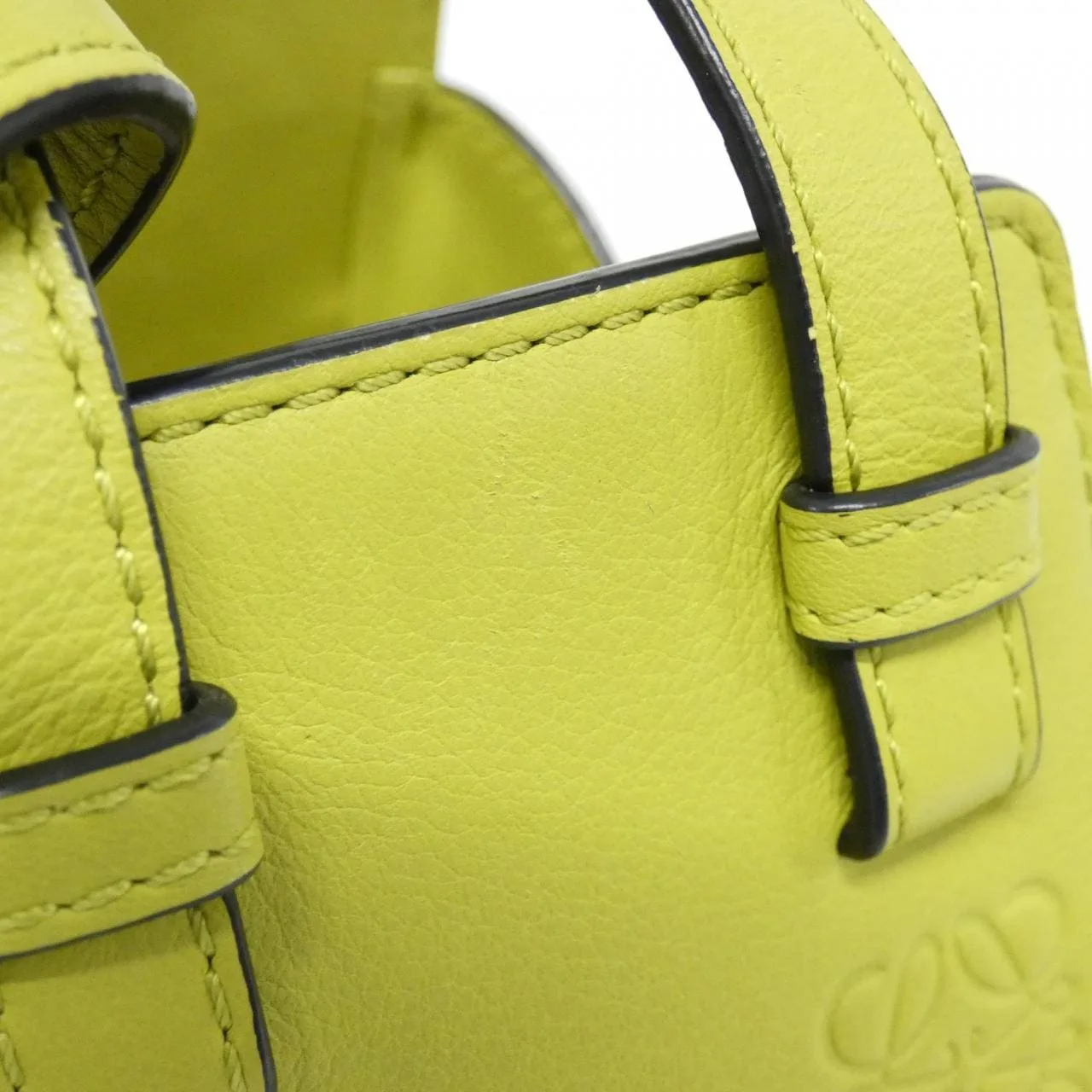 LOEWE Hammock 314 30 V07 Shoulder 黑色 中古品A - 縮圖 5