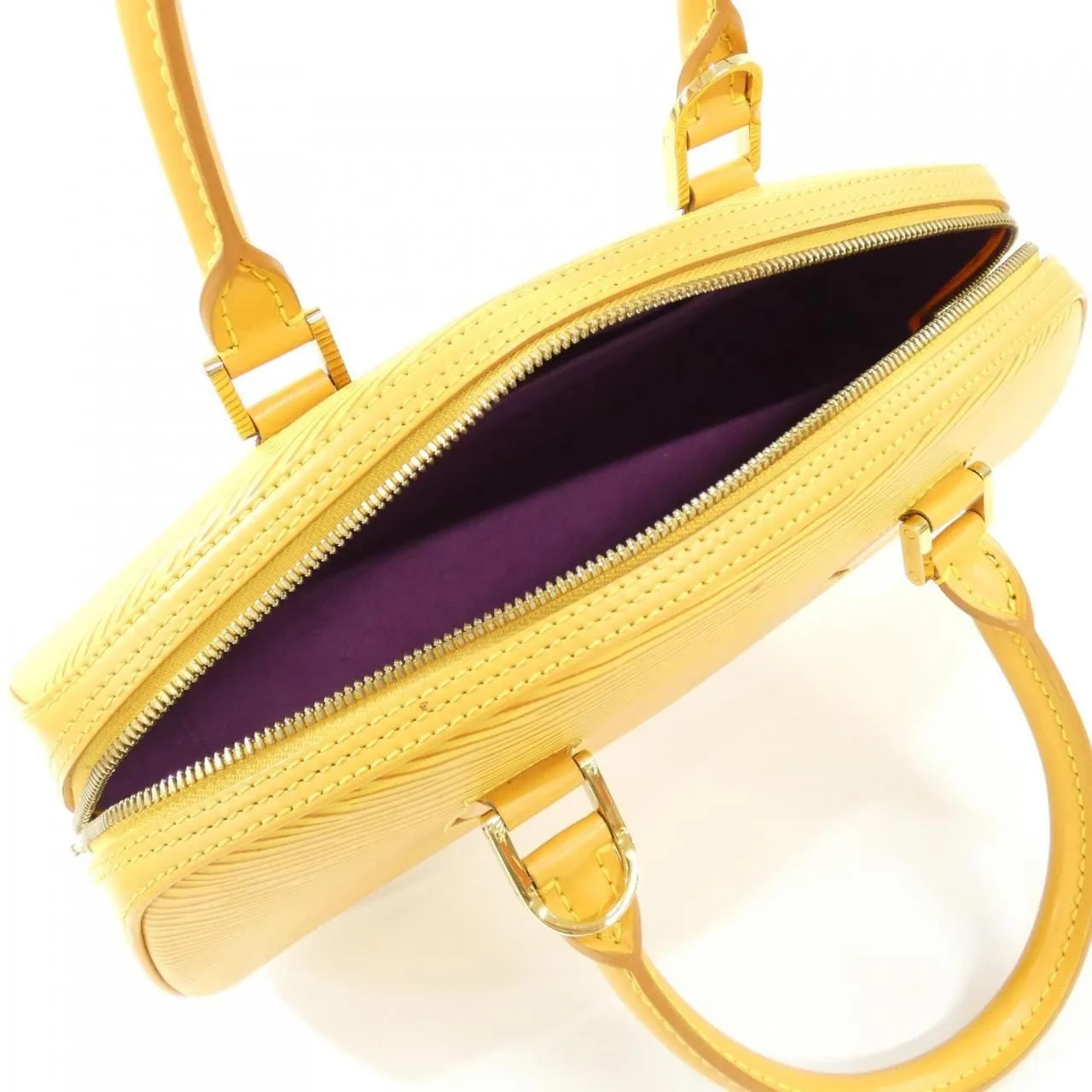 LOUIS VUITTON M52089 Handbag Epi 黃色 Epi 中古品A - 縮圖 8