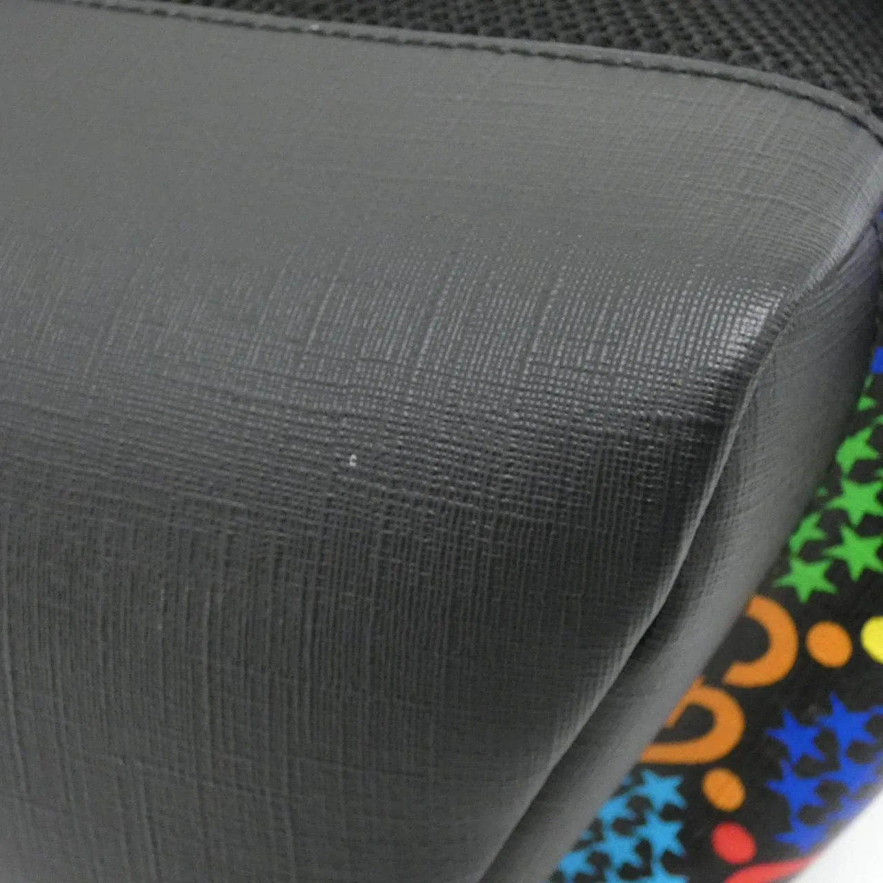 GUCCI 598140 HPUCN Backpack Canvas 黑色 帆布 中古品A - 縮圖 3