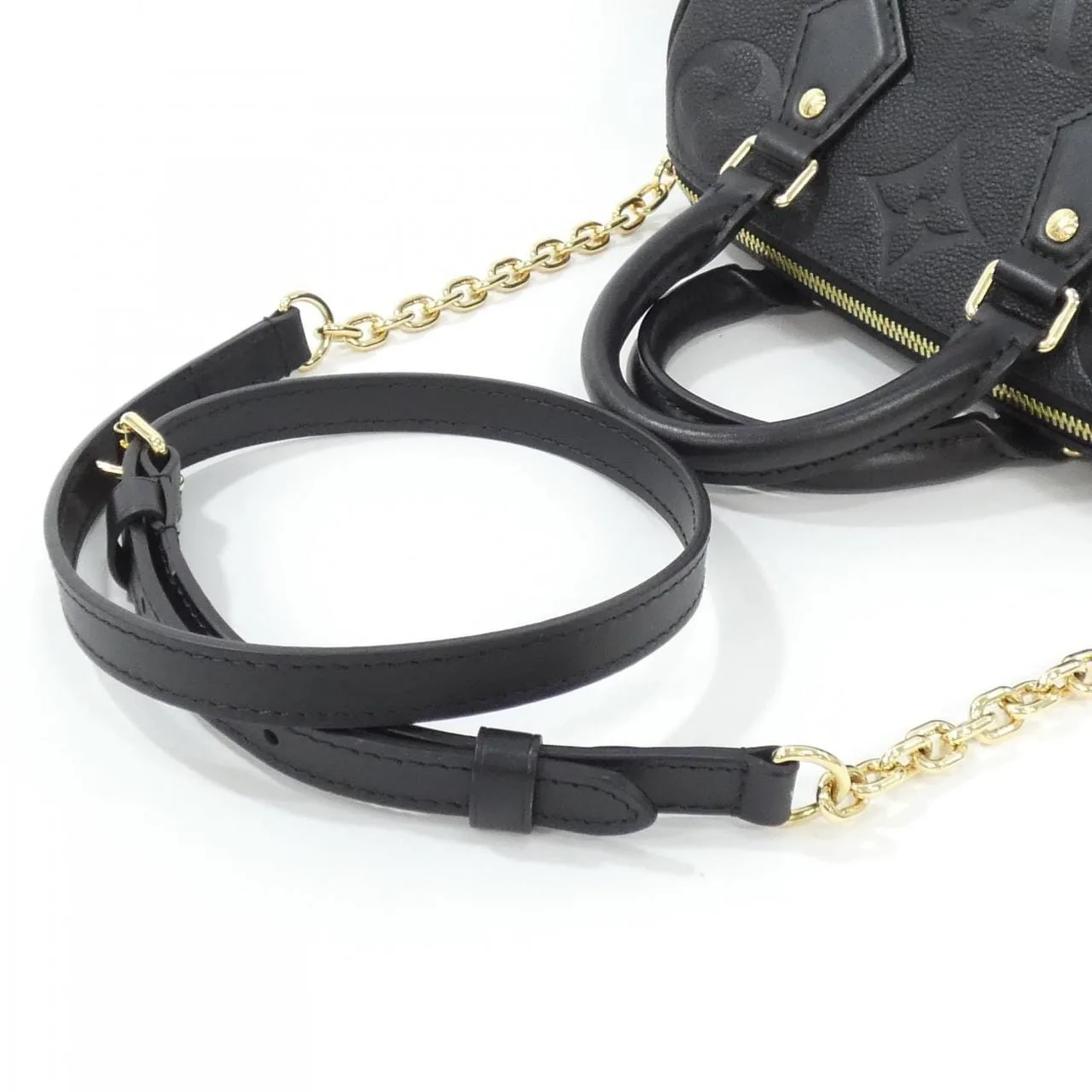 LOUIS VUITTON Speedy M58953 Boston Monogram 黑色 Monogram 中古品A - 縮圖 6