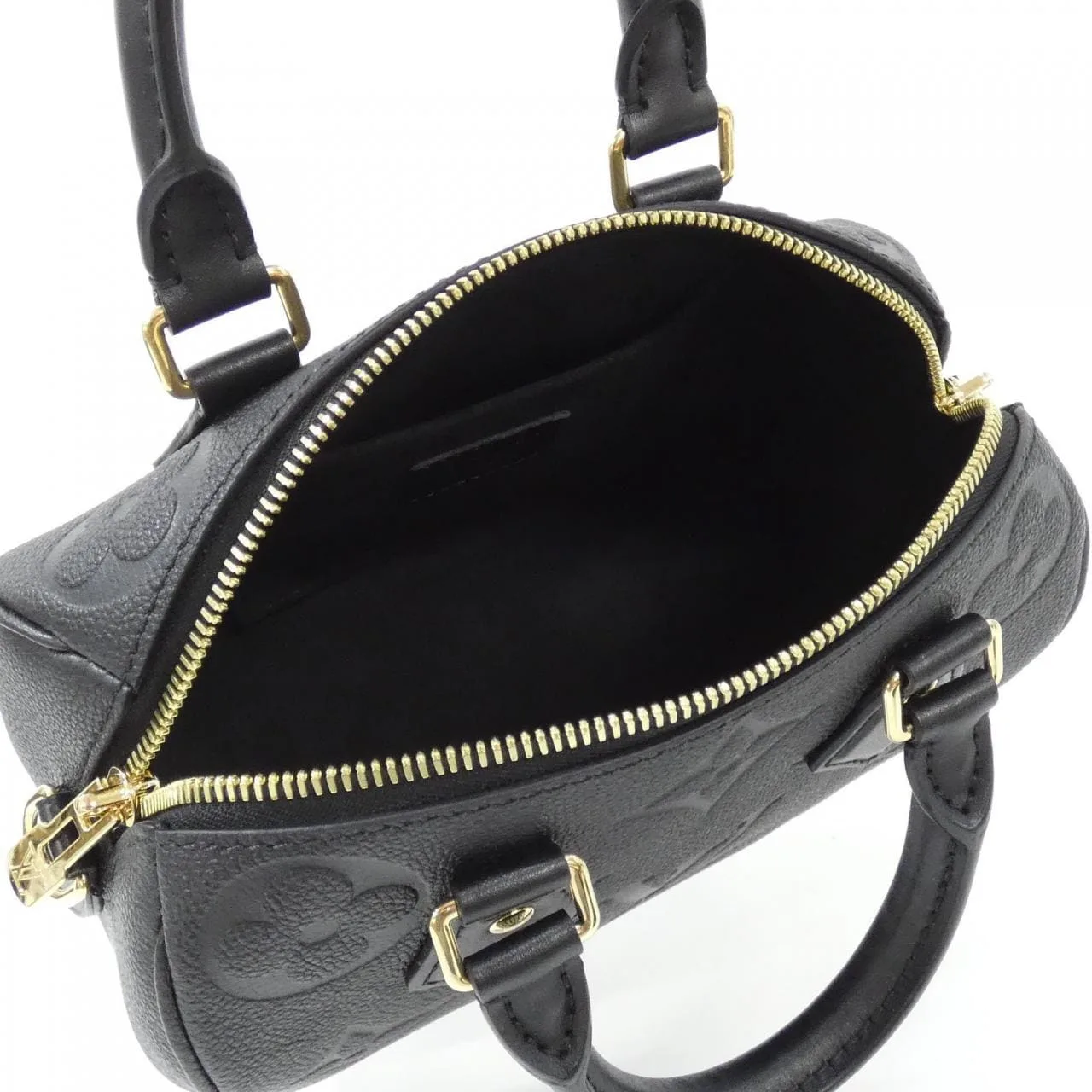 LOUIS VUITTON Speedy M58953 Boston Monogram 黑色 Monogram 中古品A - 縮圖 7