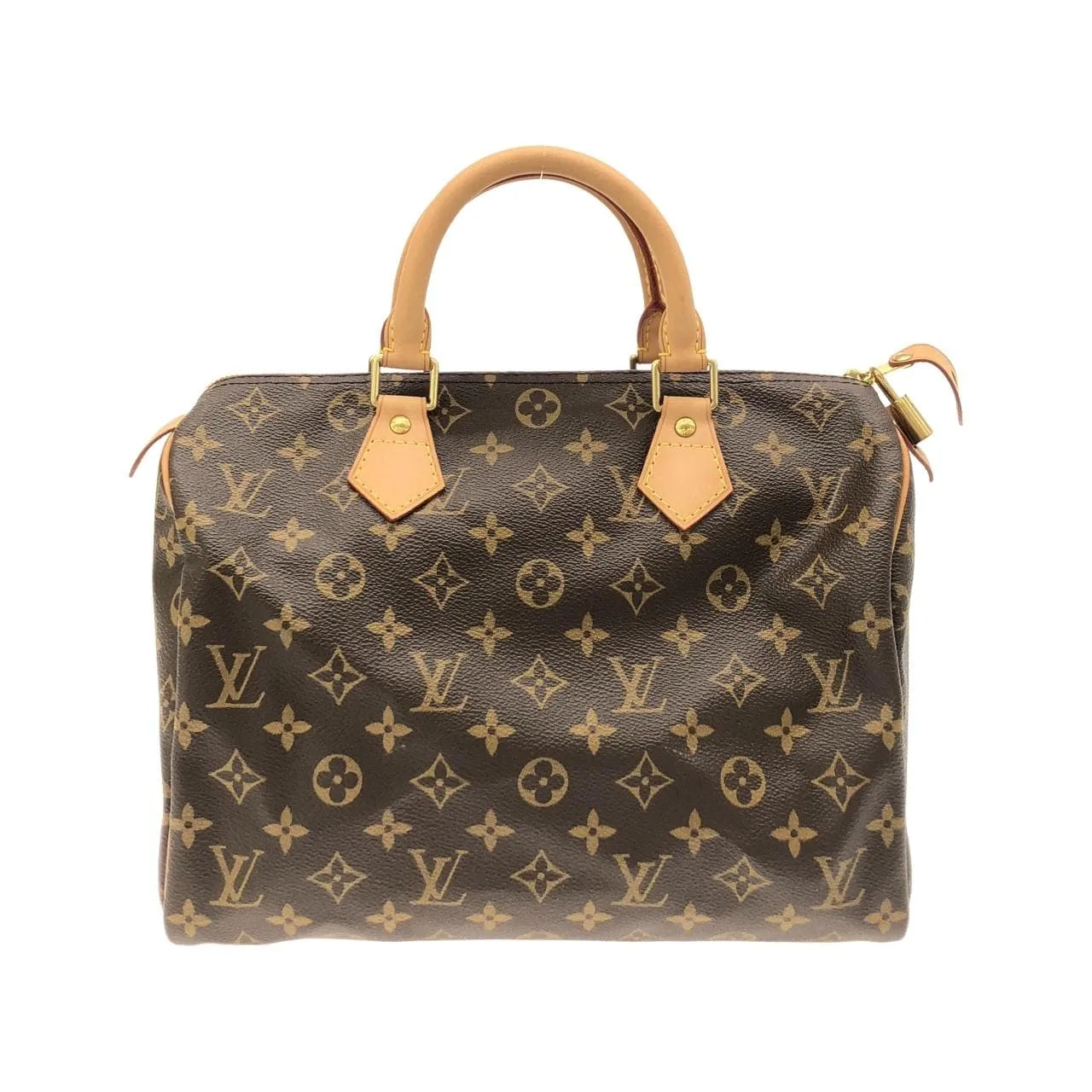 LOUIS VUITTON Speedy M41526 Boston Monogram Black