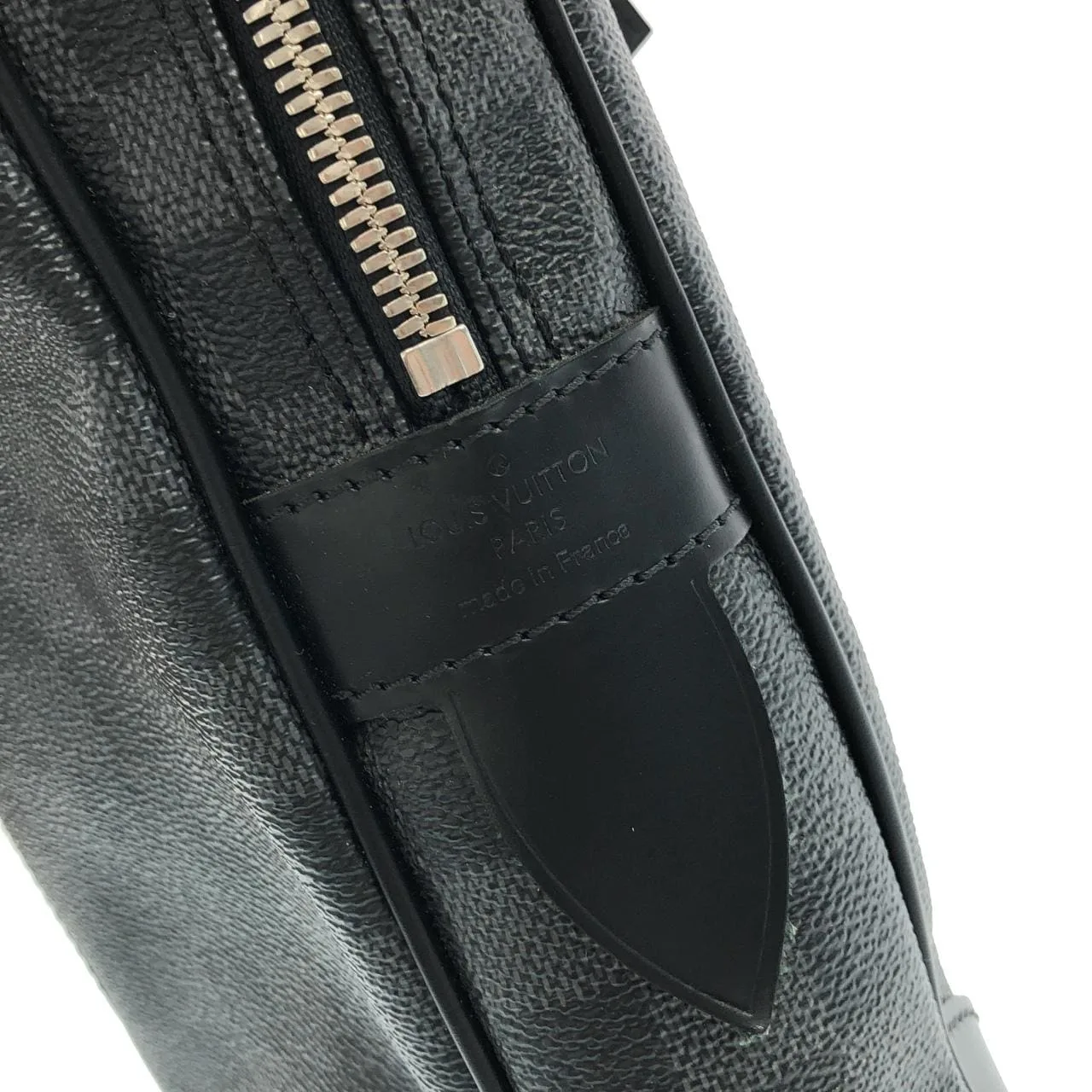 LOUIS VUITTON Documents N41125 Handbag Damier 黑色 Damier 中古品A - 縮圖 3