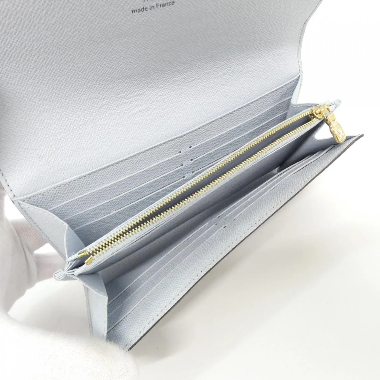 LOUIS VUITTON M83580 Wallet Monogram 藍色 Monogram 中古品A - 縮圖 5