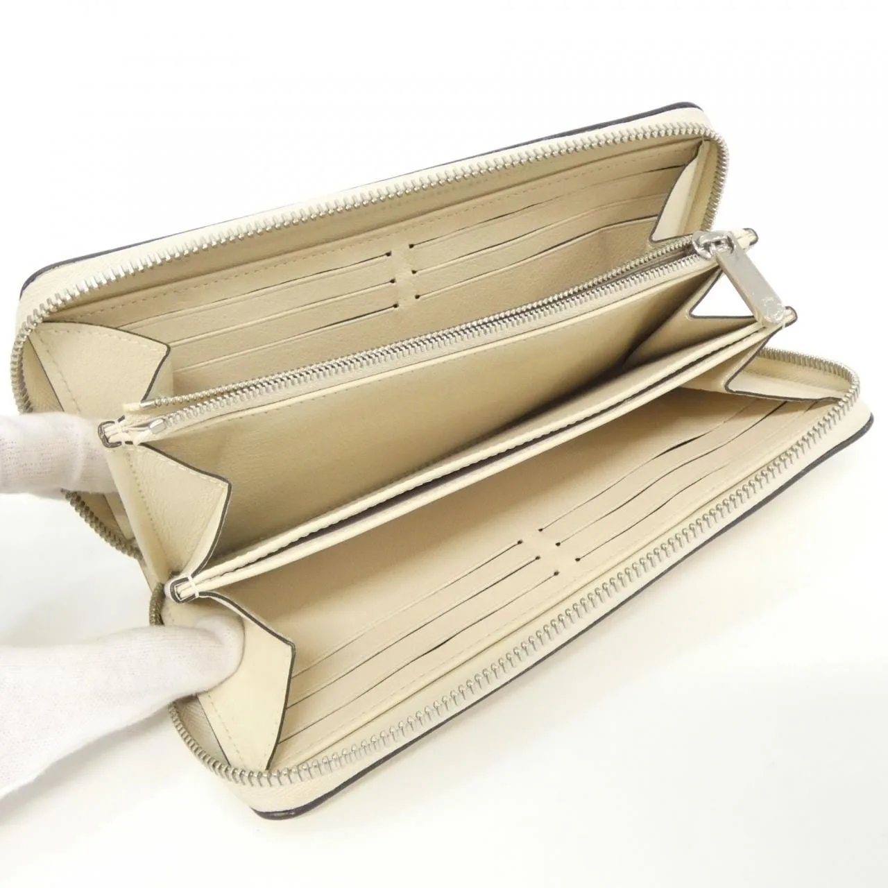 LOUIS VUITTON Mahina M61869 Wallet 黑色 中古品A - 縮圖 6