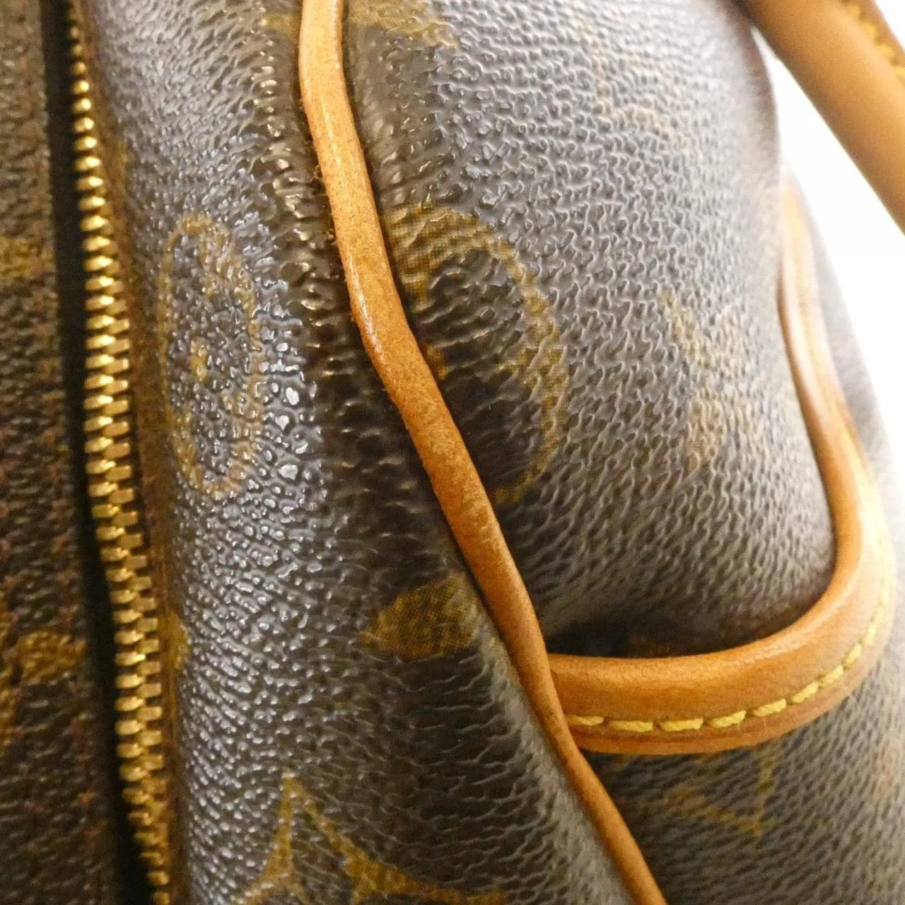 LOUIS VUITTON M47270 Handbag Monogram 黑色 Monogram 中古品B - 縮圖 6