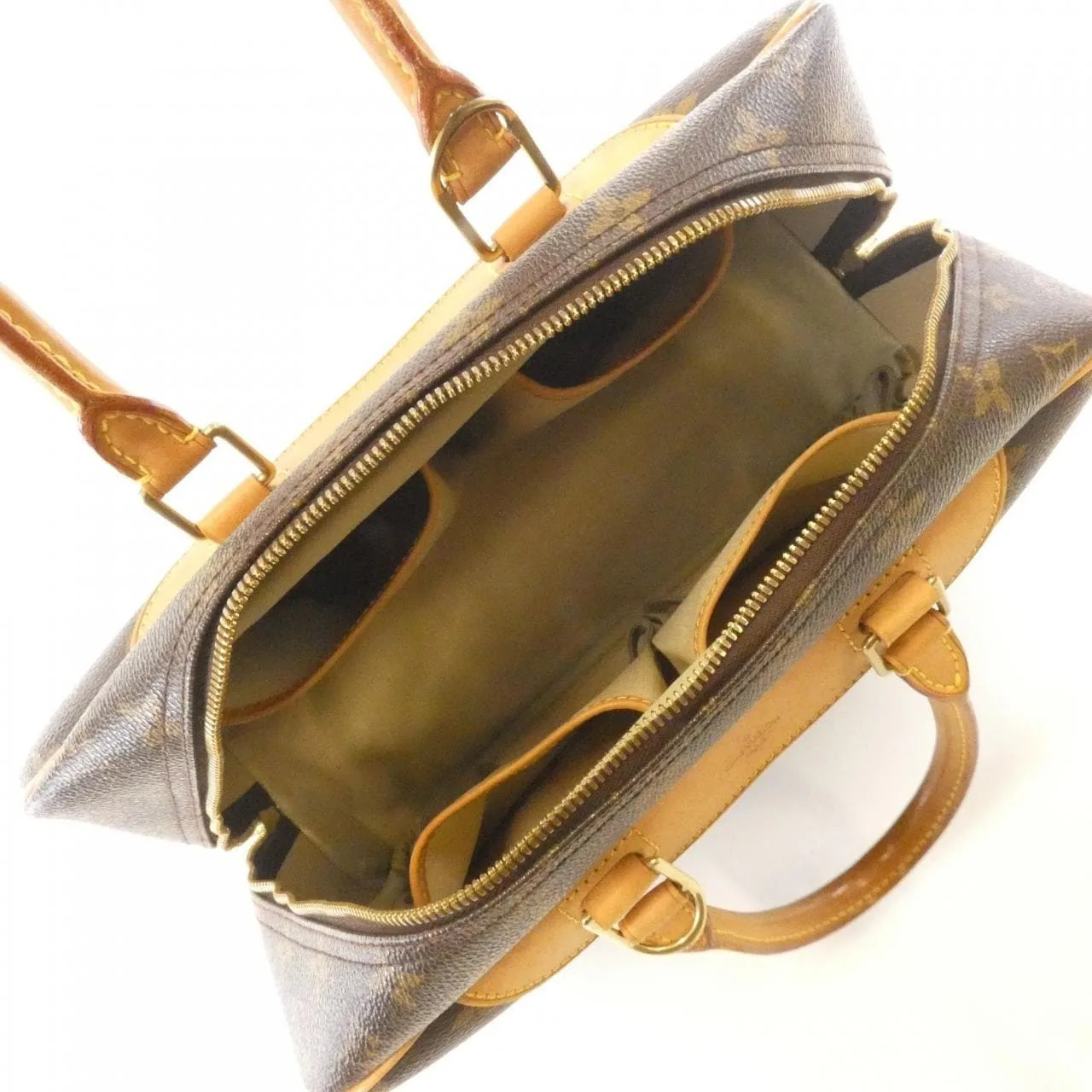 LOUIS VUITTON M47270 Handbag Monogram 黑色 Monogram 中古品B - 縮圖 10