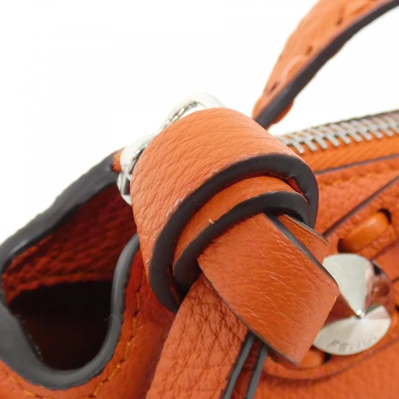 FENDI By The Way 8BS098 ASU2 Handbag 黑色 中古品A - 縮圖 4