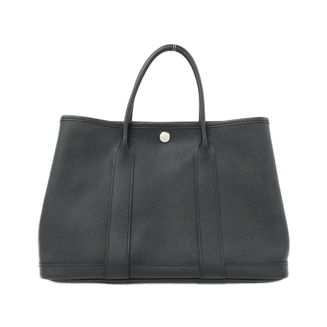 HERMES Garden Party 069574CK Tote Epsom Black
