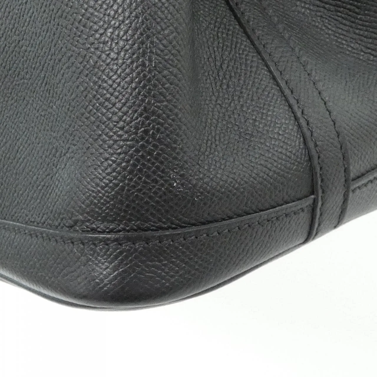 HERMES Garden Party 069574CK Tote Epsom Black Epsom Leather Rank A - Thumbnail 3