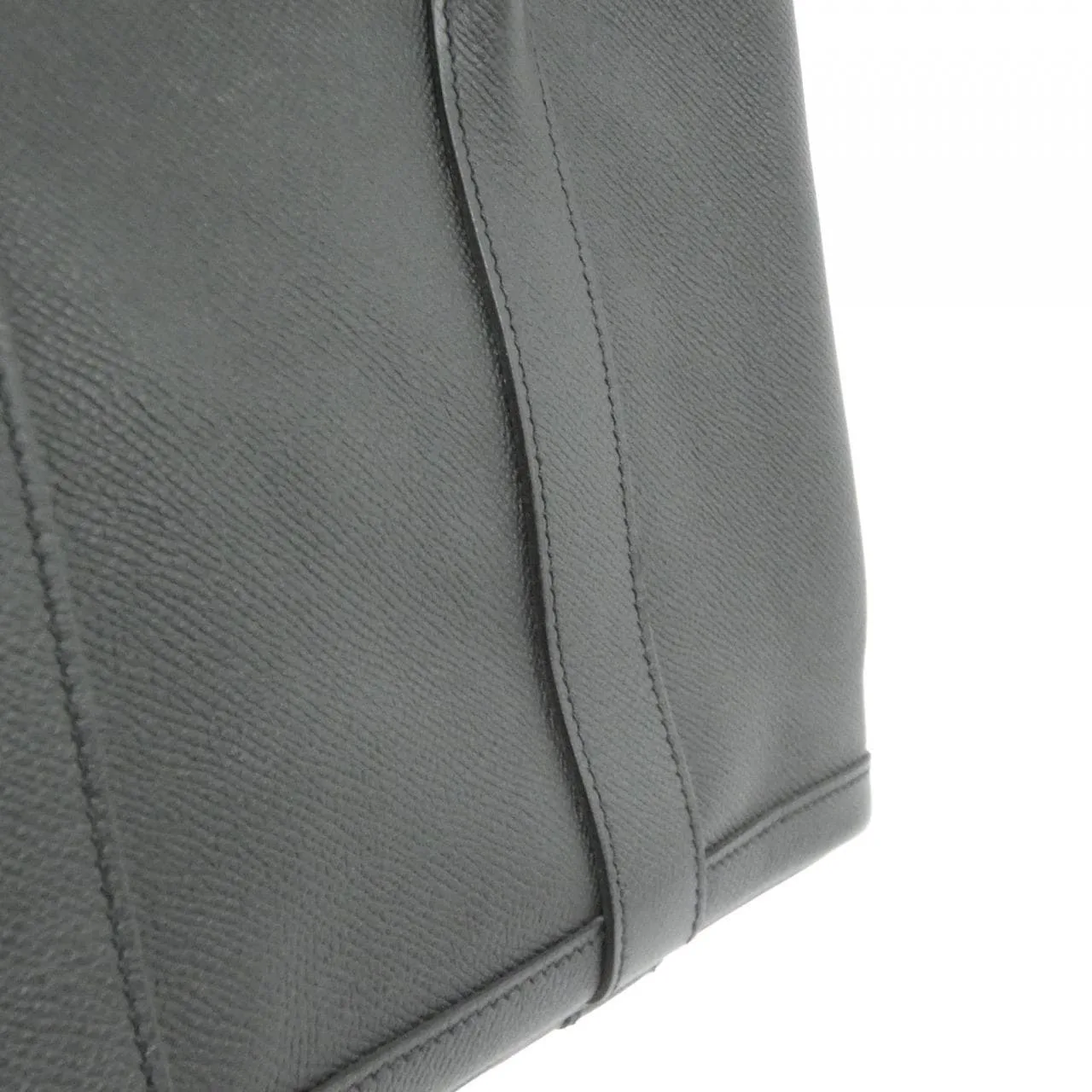 HERMES Garden Party 069574CK Tote Epsom Black Epsom Leather Rank A - Thumbnail 5