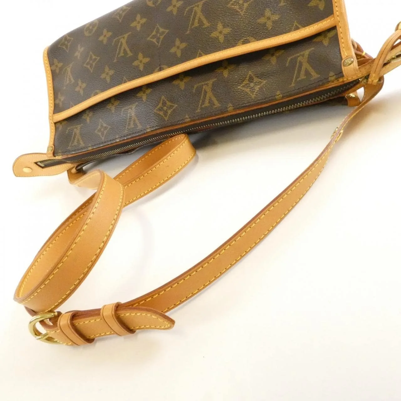 LOUIS VUITTON M40008 Shoulder Monogram 黑色 Monogram 中古品B - 縮圖 6