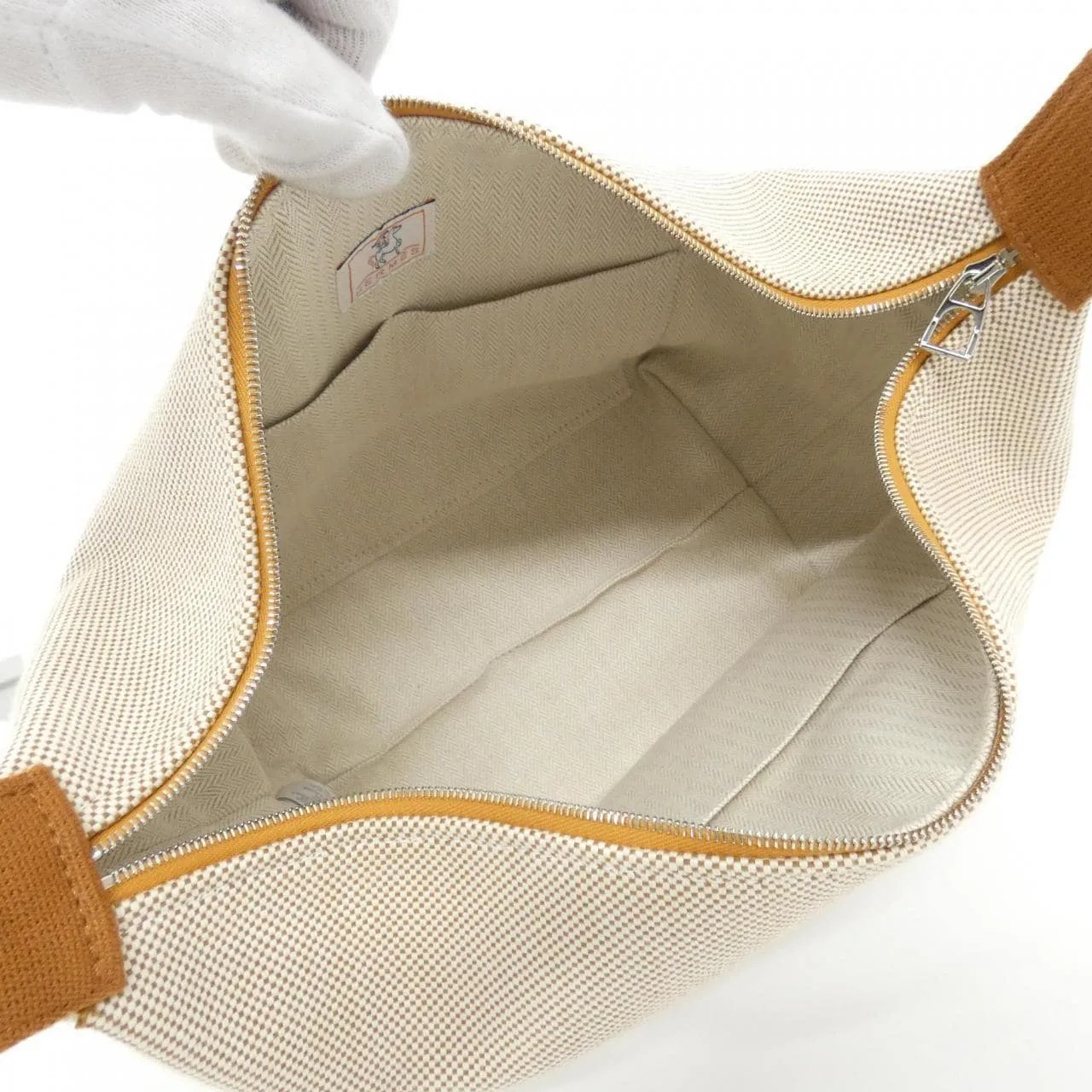 HERMES 103587M Pouch 黑色 中古品A - 縮圖 6