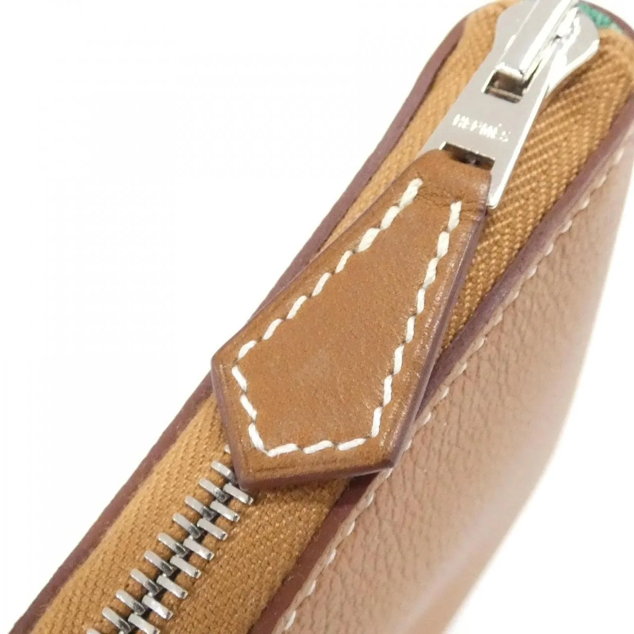 HERMES 084541CK Wallet Orange Rank A - Thumbnail 3