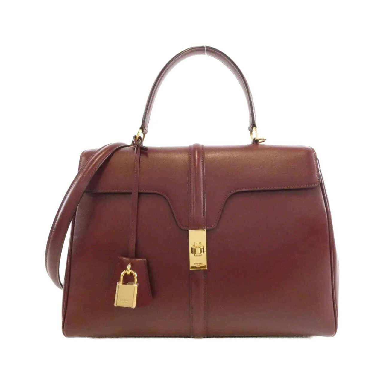 CELINE 16 187373BEY Handbag Black