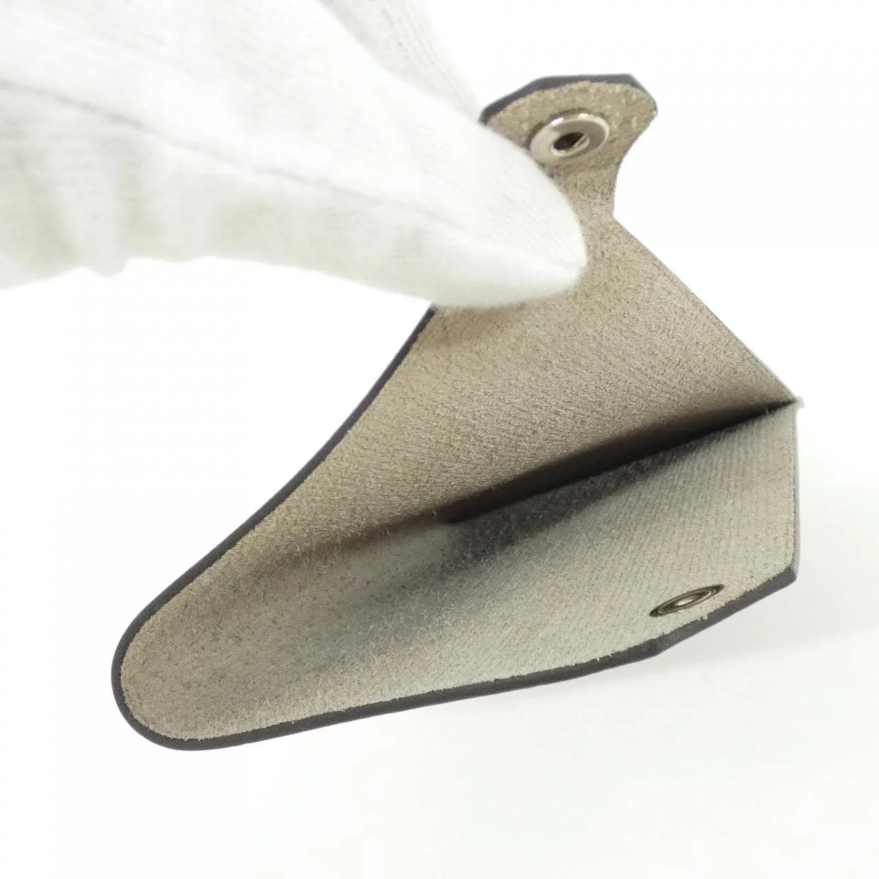 HERMES 057946CK Passport Case Epsom 黑色 Epsom 皮 中古品A - 縮圖 4