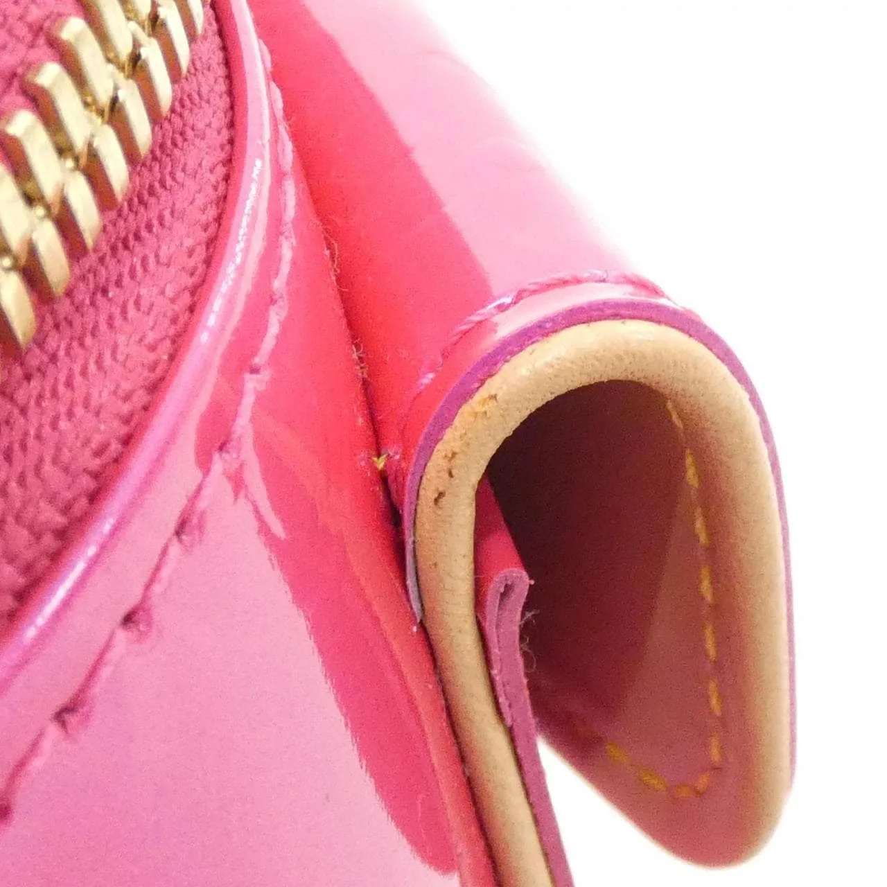 LOUIS VUITTON M91267 Shoulder Vernis 粉色 Vernis 中古品A - 縮圖 4