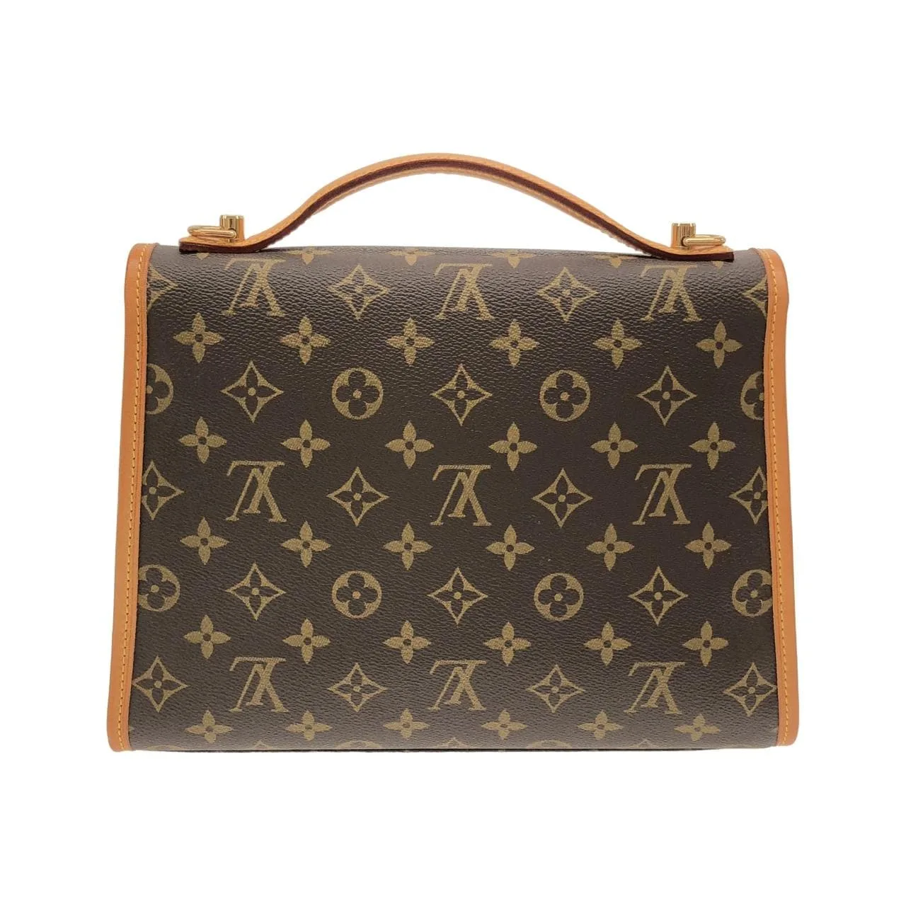 LOUIS VUITTON M51122 Handbag Monogram 黑色 Monogram 中古品A - 縮圖 2