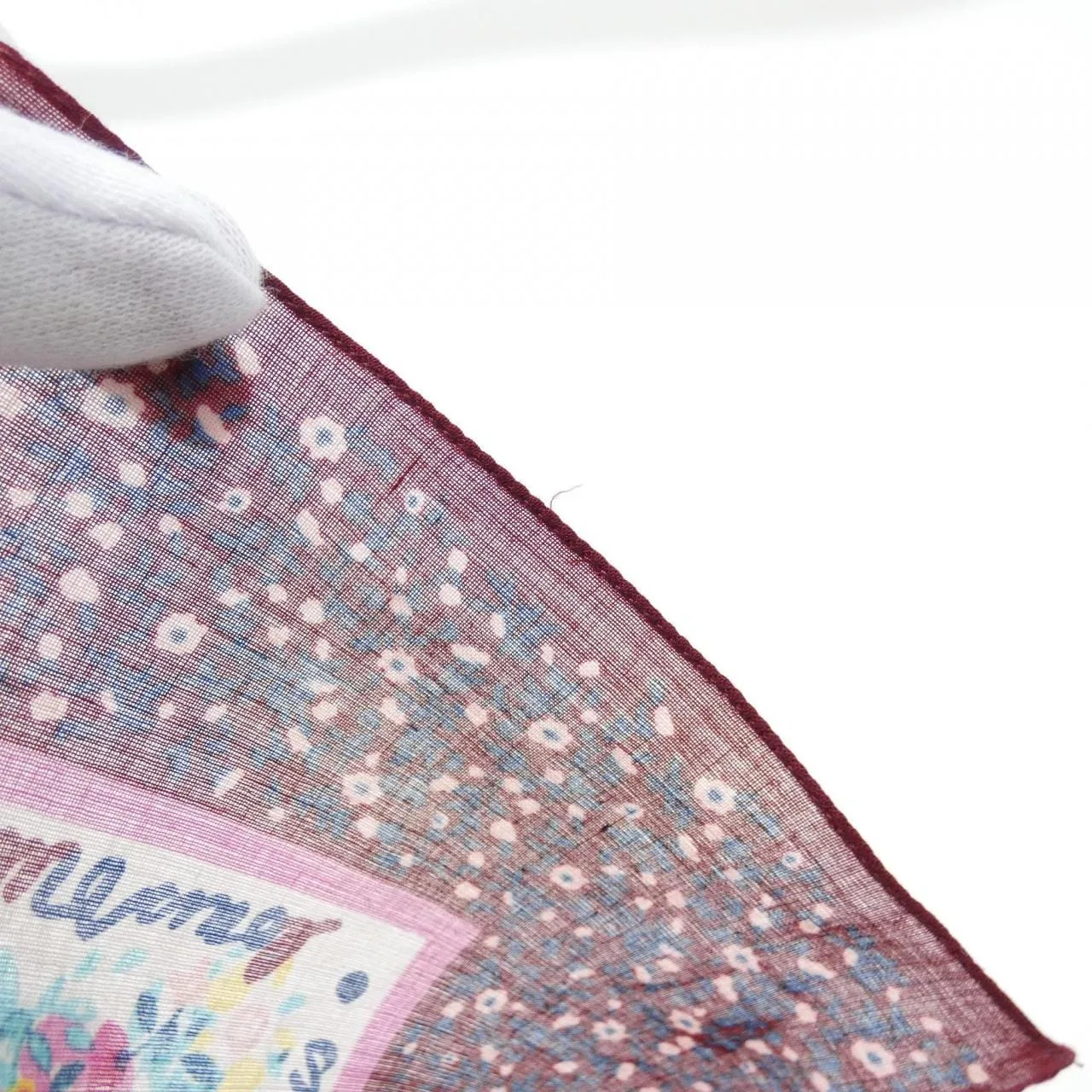 LOUIS VUITTON Scarf 黑色 中古品A - 縮圖 3