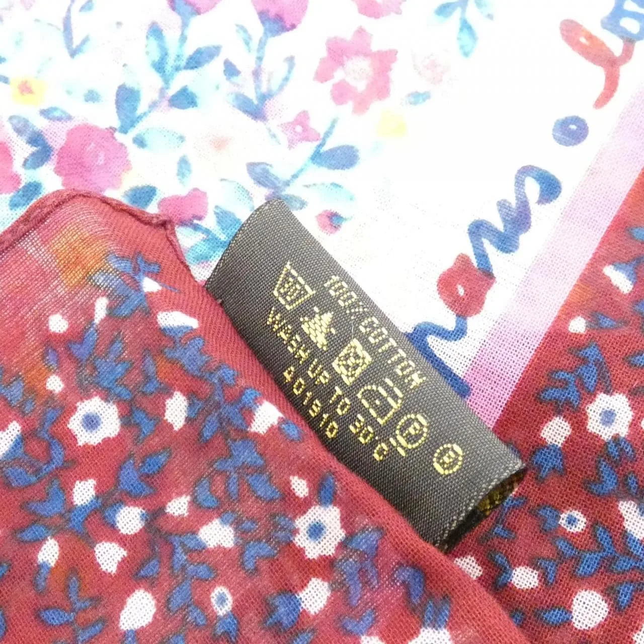 LOUIS VUITTON Scarf 黑色 中古品A - 縮圖 4